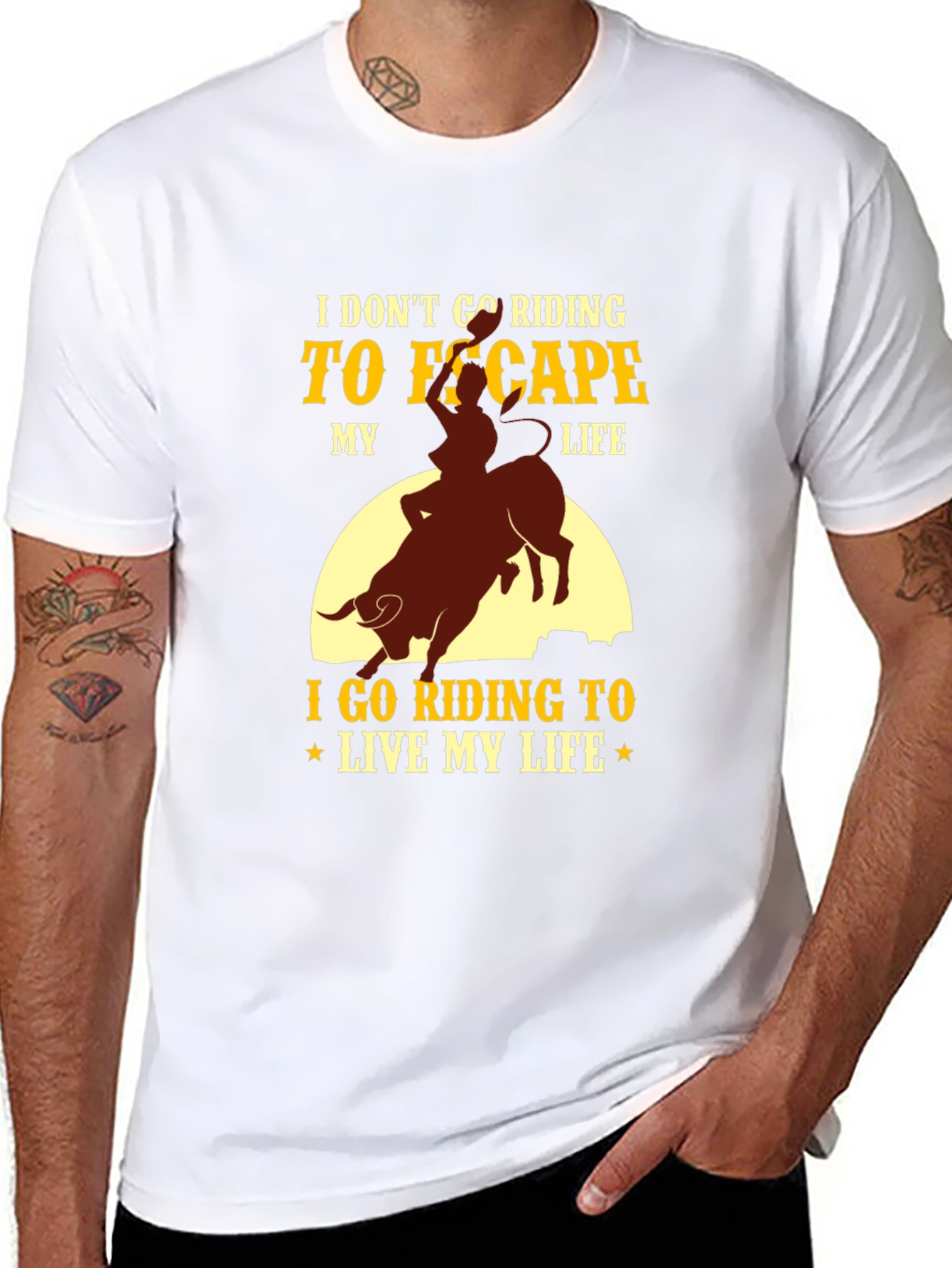 Riding to Live T-Shirt