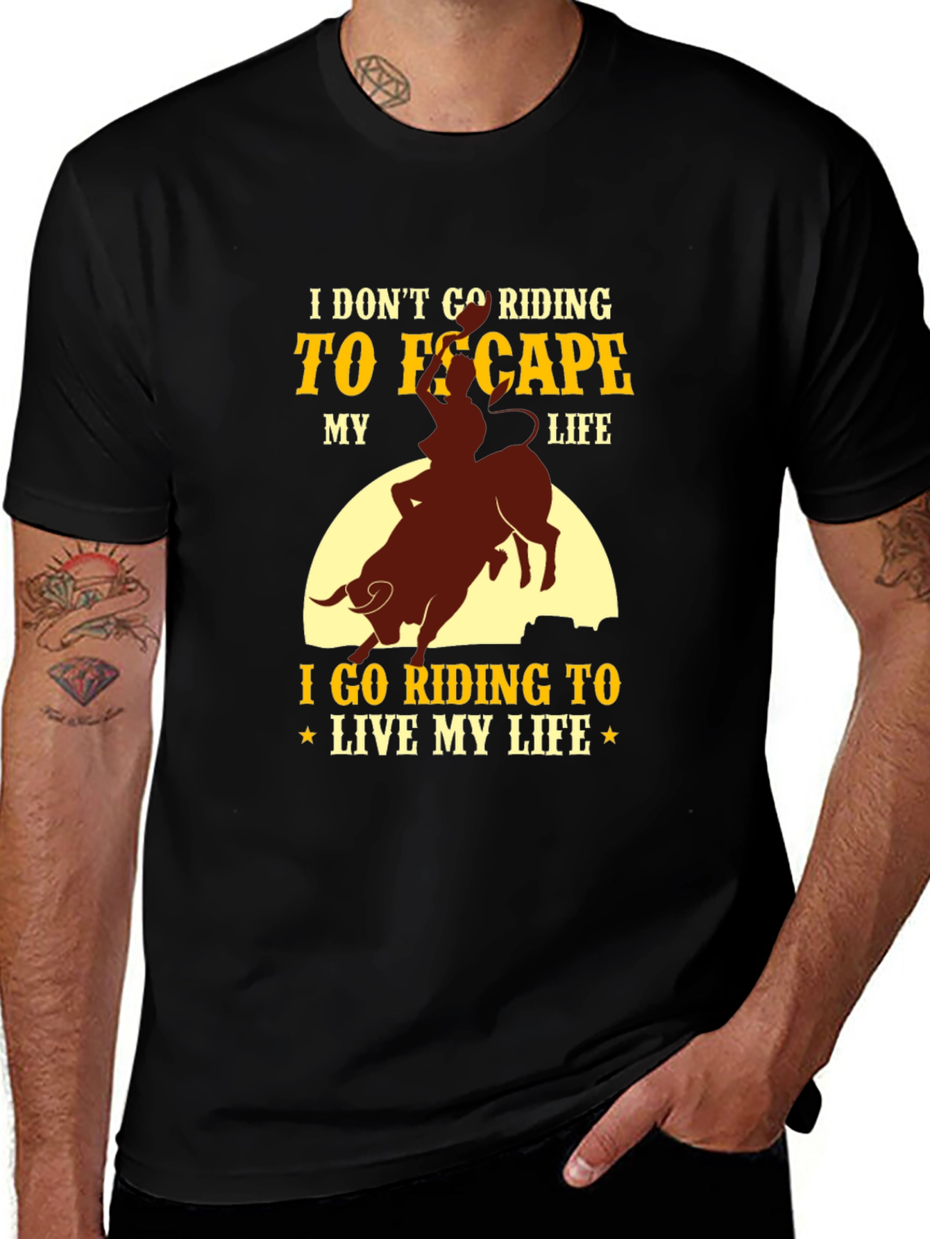 Riding to Live T-Shirt