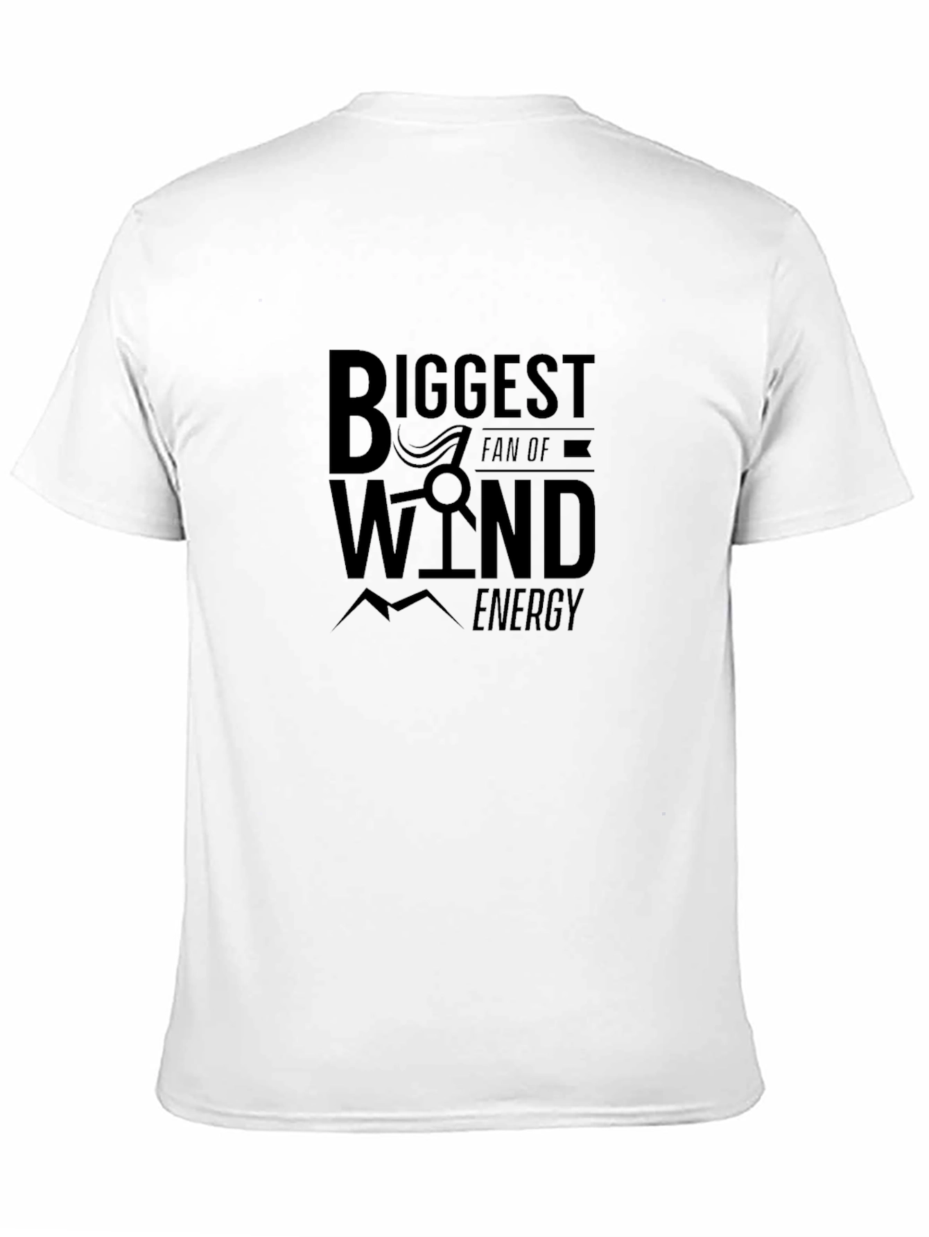 Biggest Wind Energy Fan Black T-Shirt