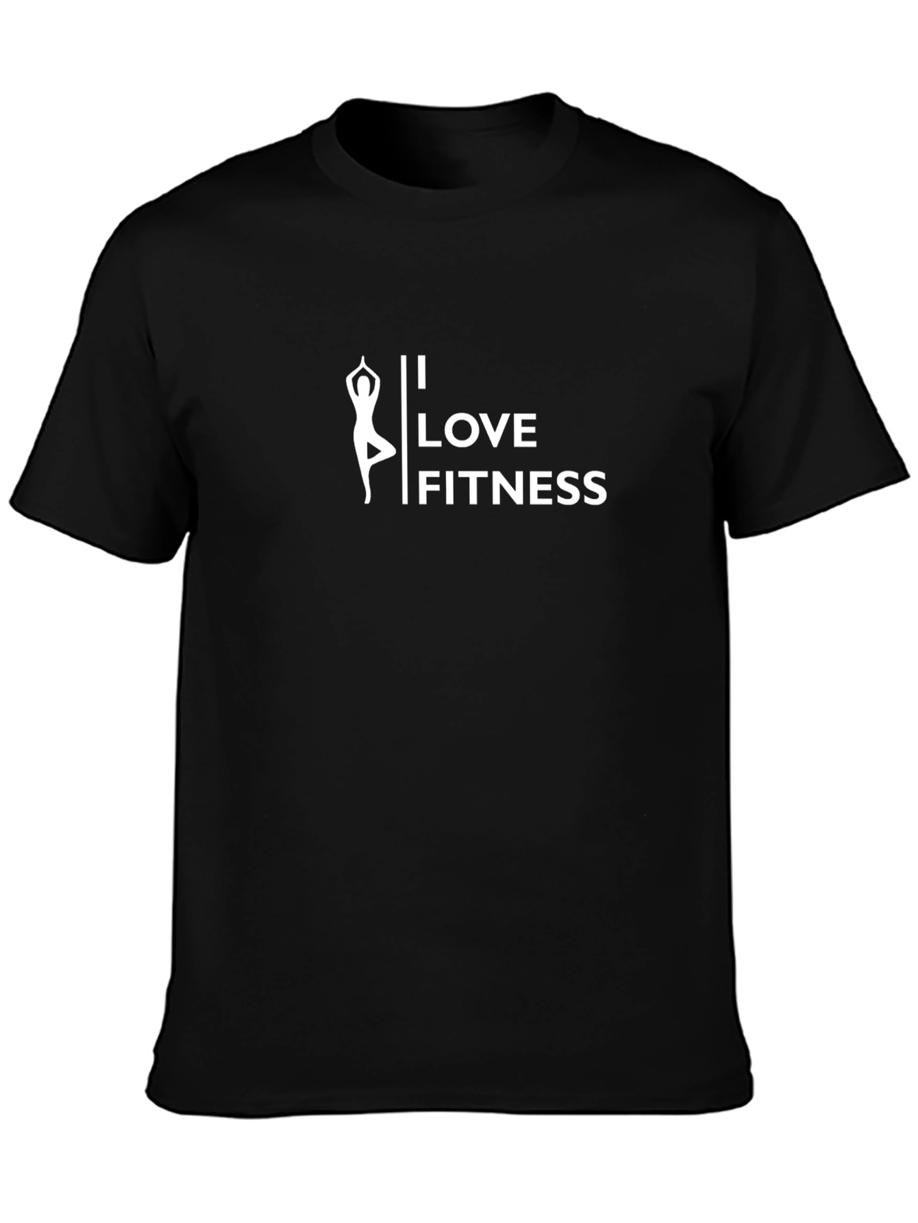 I Love Fitness Black T-Shirt