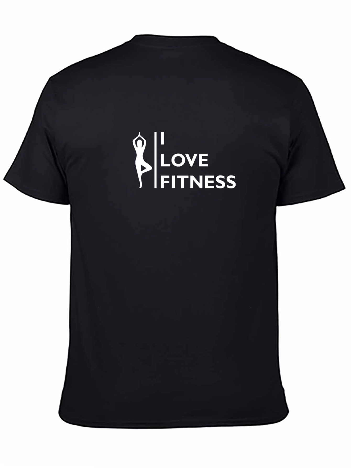 I Love Fitness Black T-Shirt