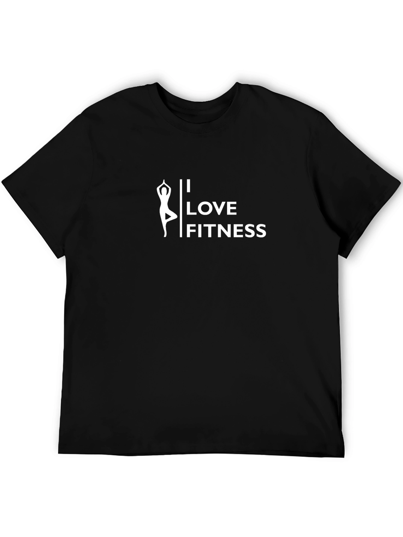I Love Fitness Black T-Shirt