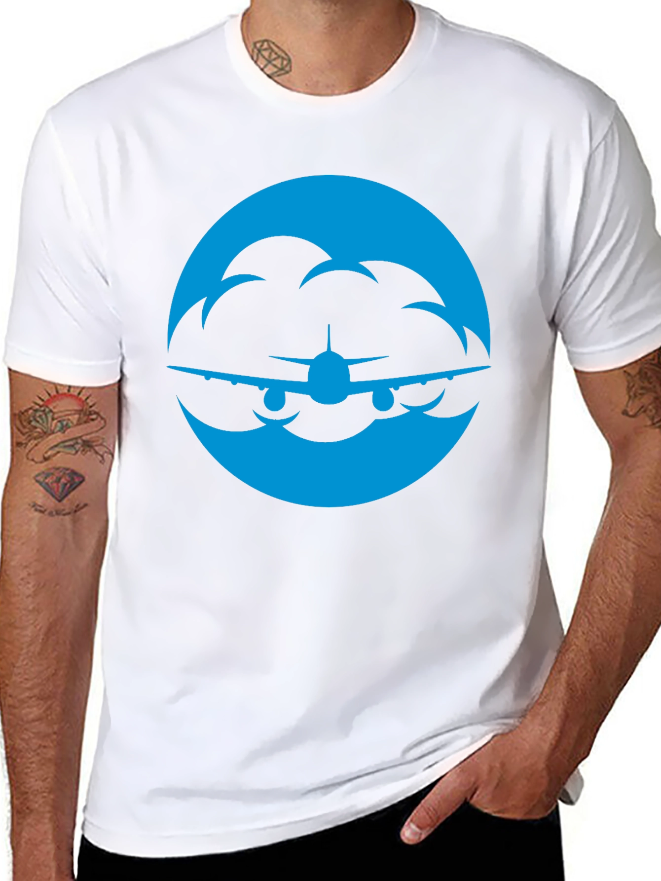 Airplane Graphic Tee - Fly High in Style!