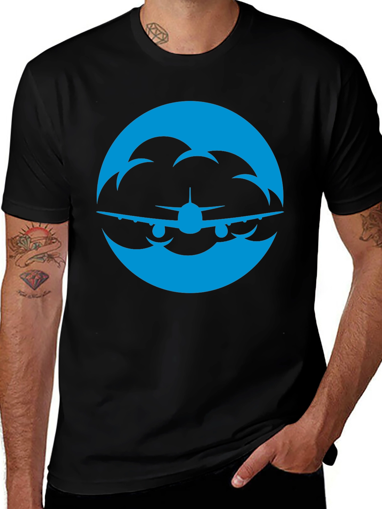 Airplane Graphic Tee - Fly High in Style!