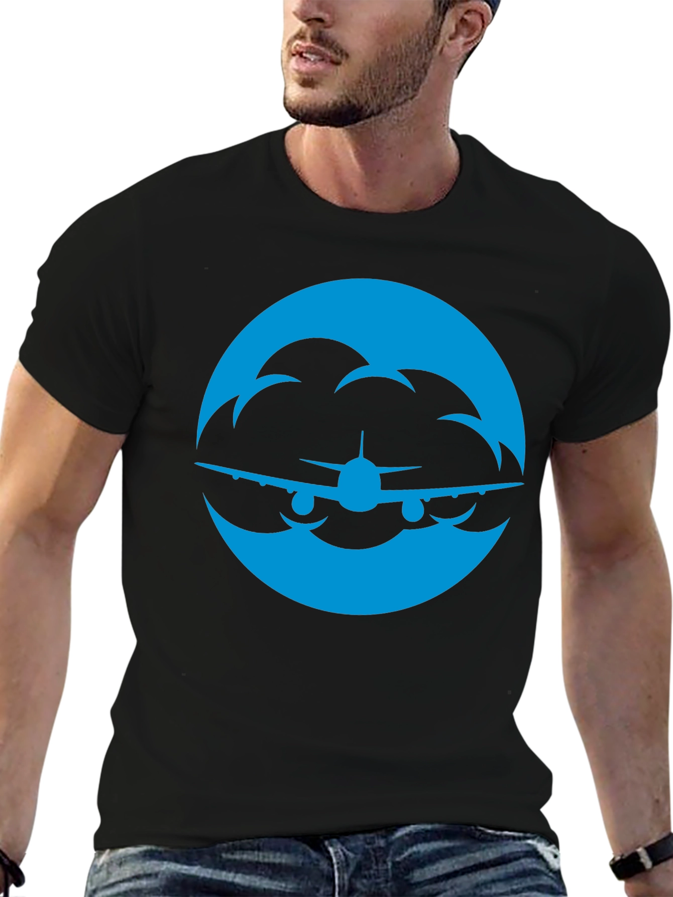 Airplane Graphic Tee - Fly High in Style!