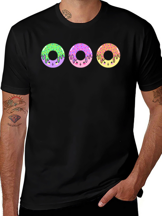Cute Kawaii Donut T-Shirt - Sweet Treat Design