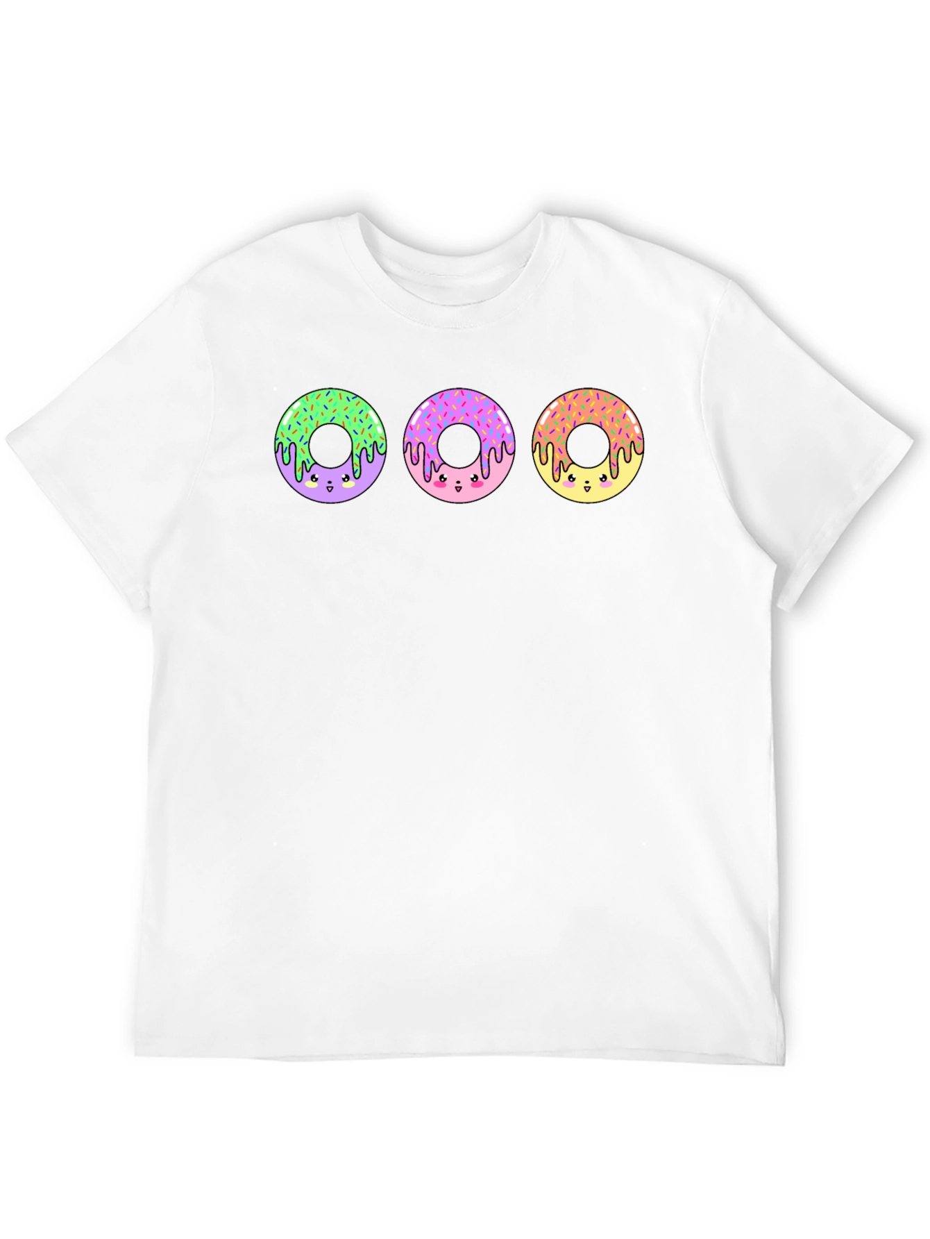 Cute Kawaii Donut T-Shirt - Sweet Treat Design