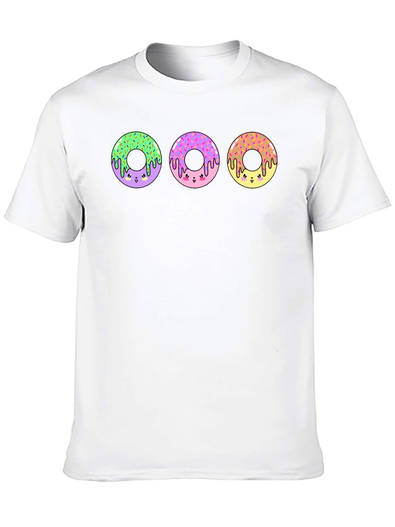 Cute Kawaii Donut T-Shirt - Sweet Treat Design
