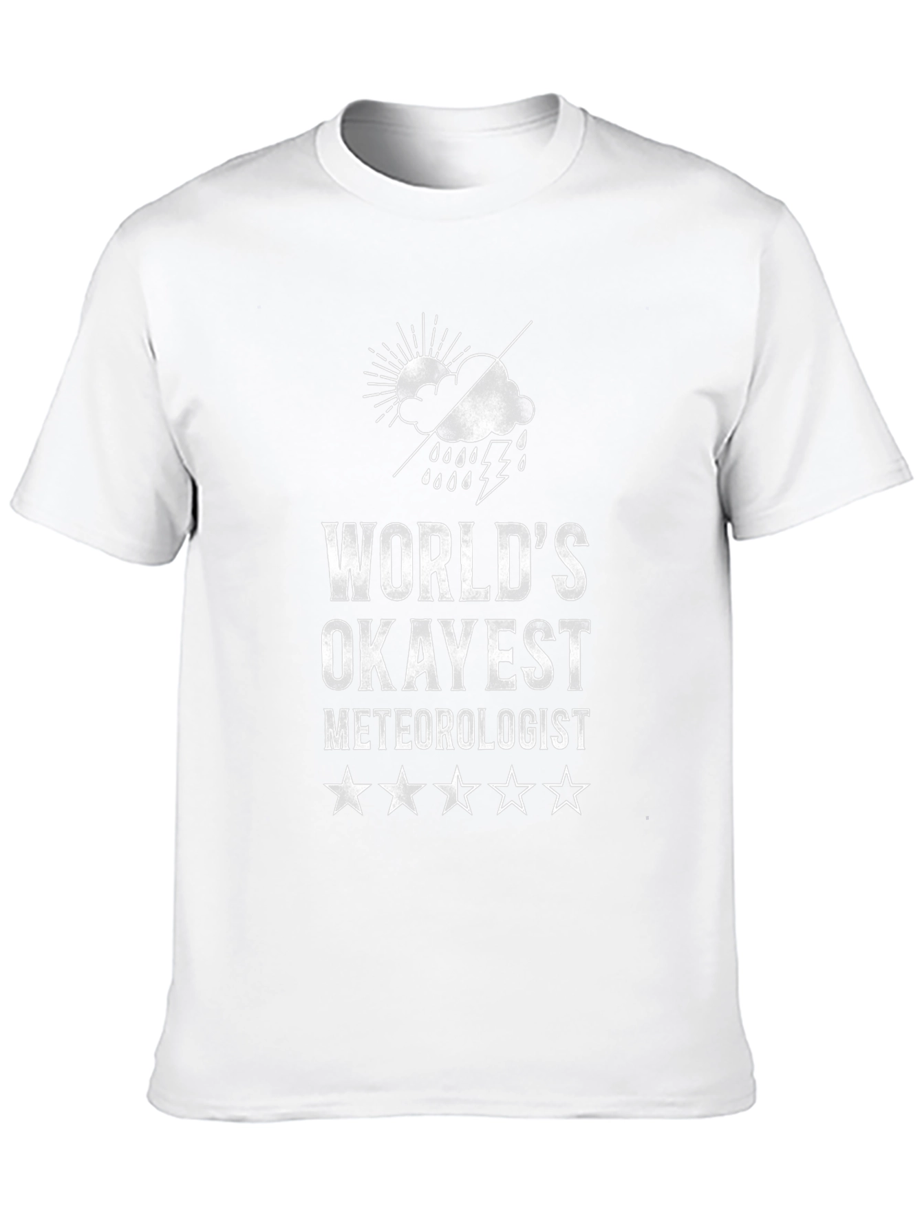 Worlds Okayest Meteorologist Funny Weather T-Shirt
