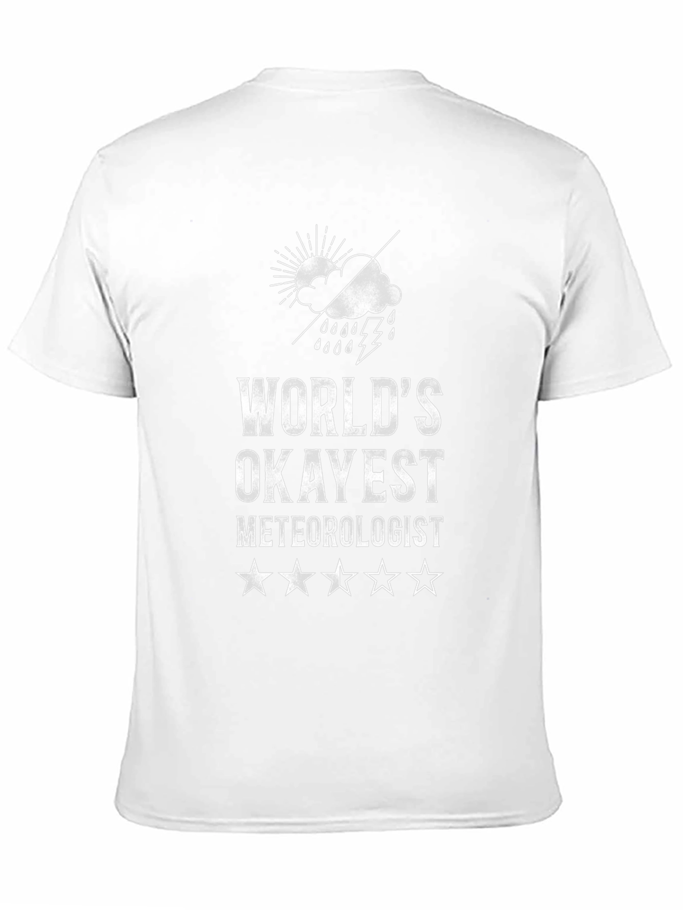 Worlds Okayest Meteorologist Funny Weather T-Shirt