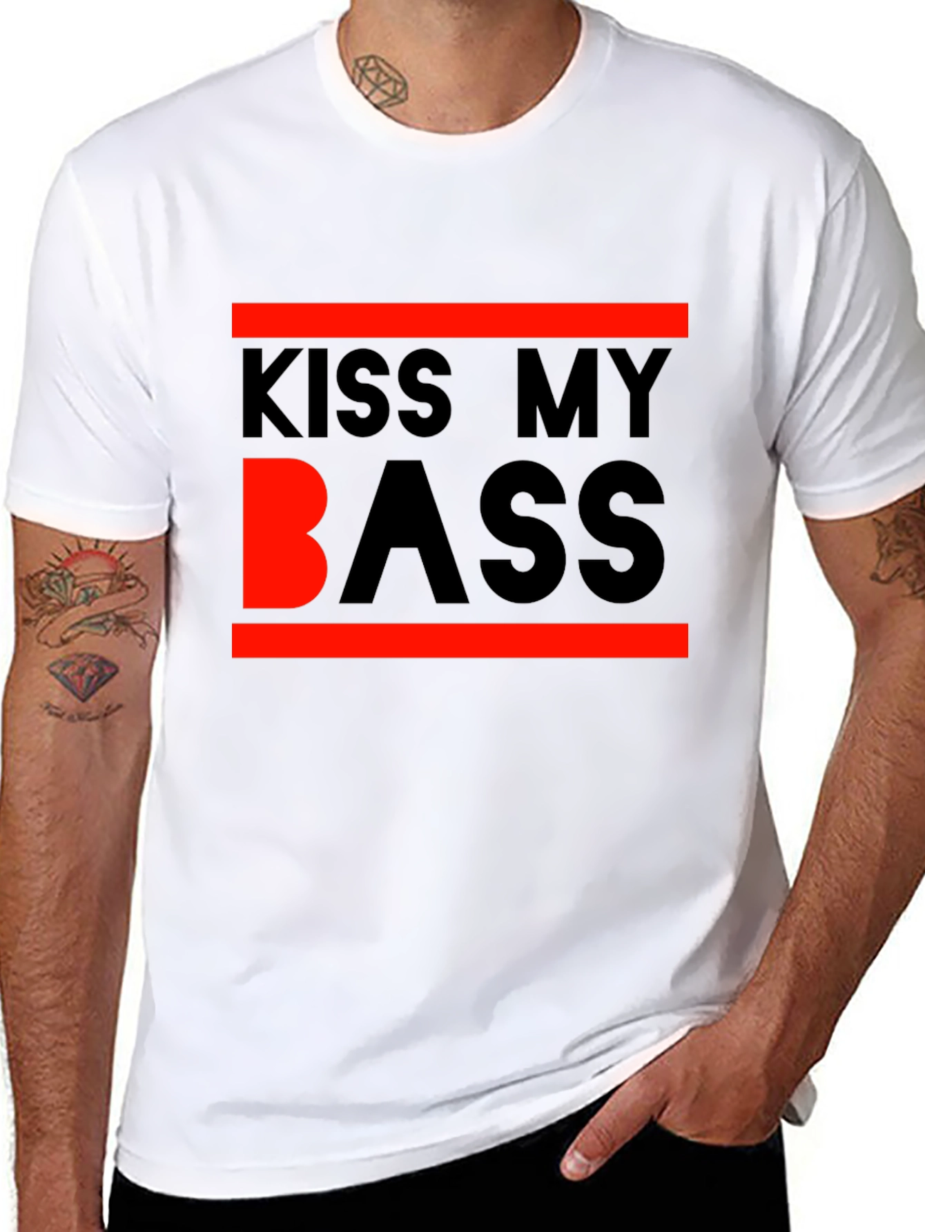 Kiss My Bass Graphic T-Shirt
