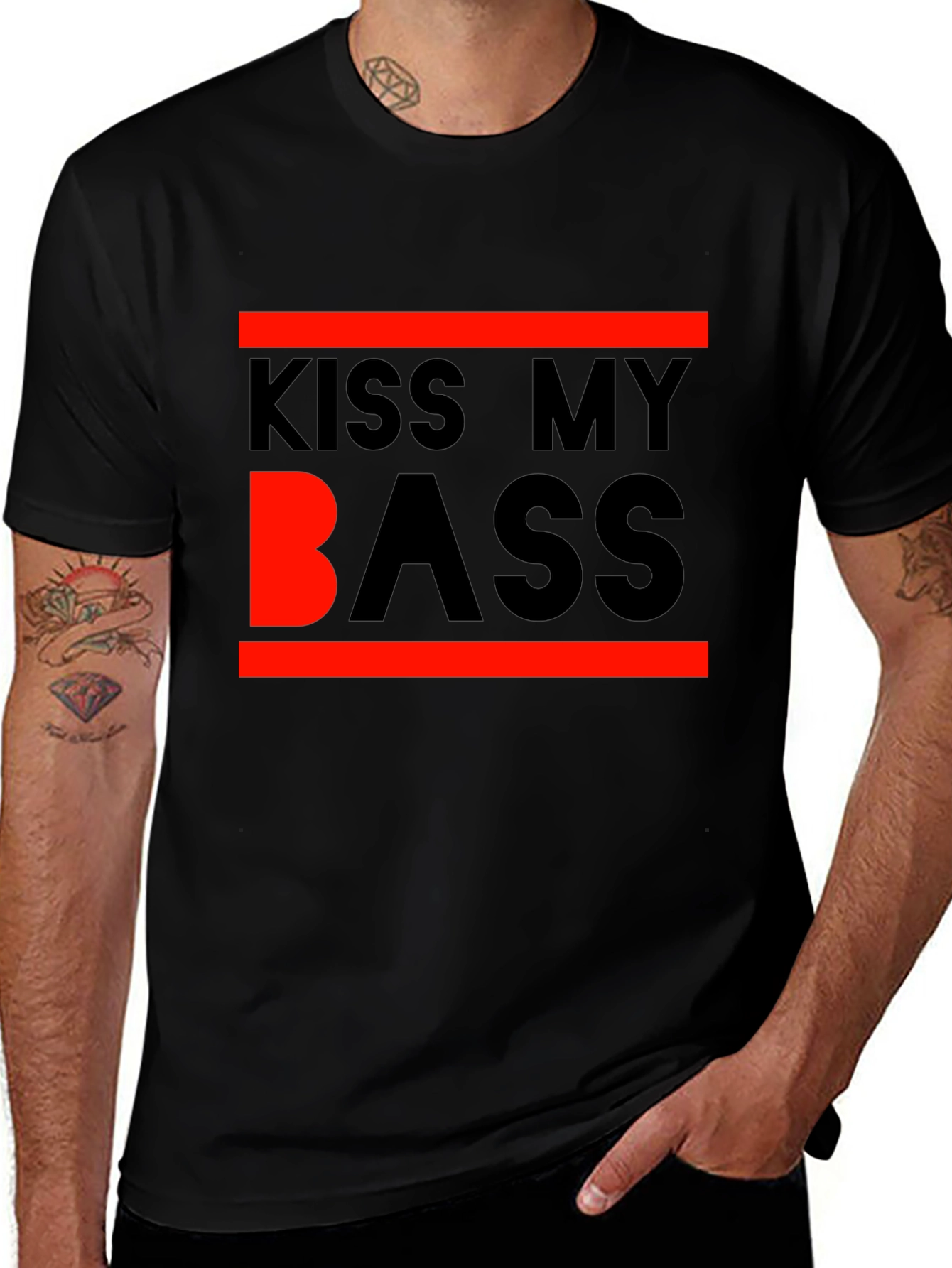 Kiss My Bass Graphic T-Shirt