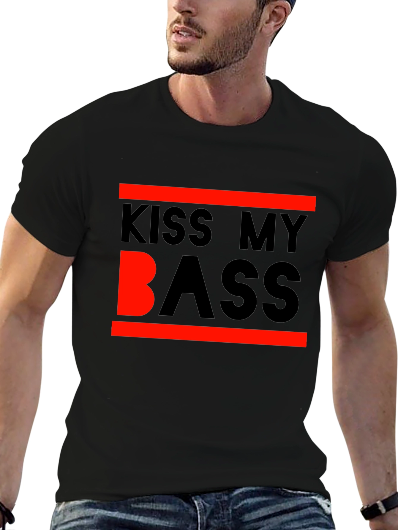 Kiss My Bass Graphic T-Shirt