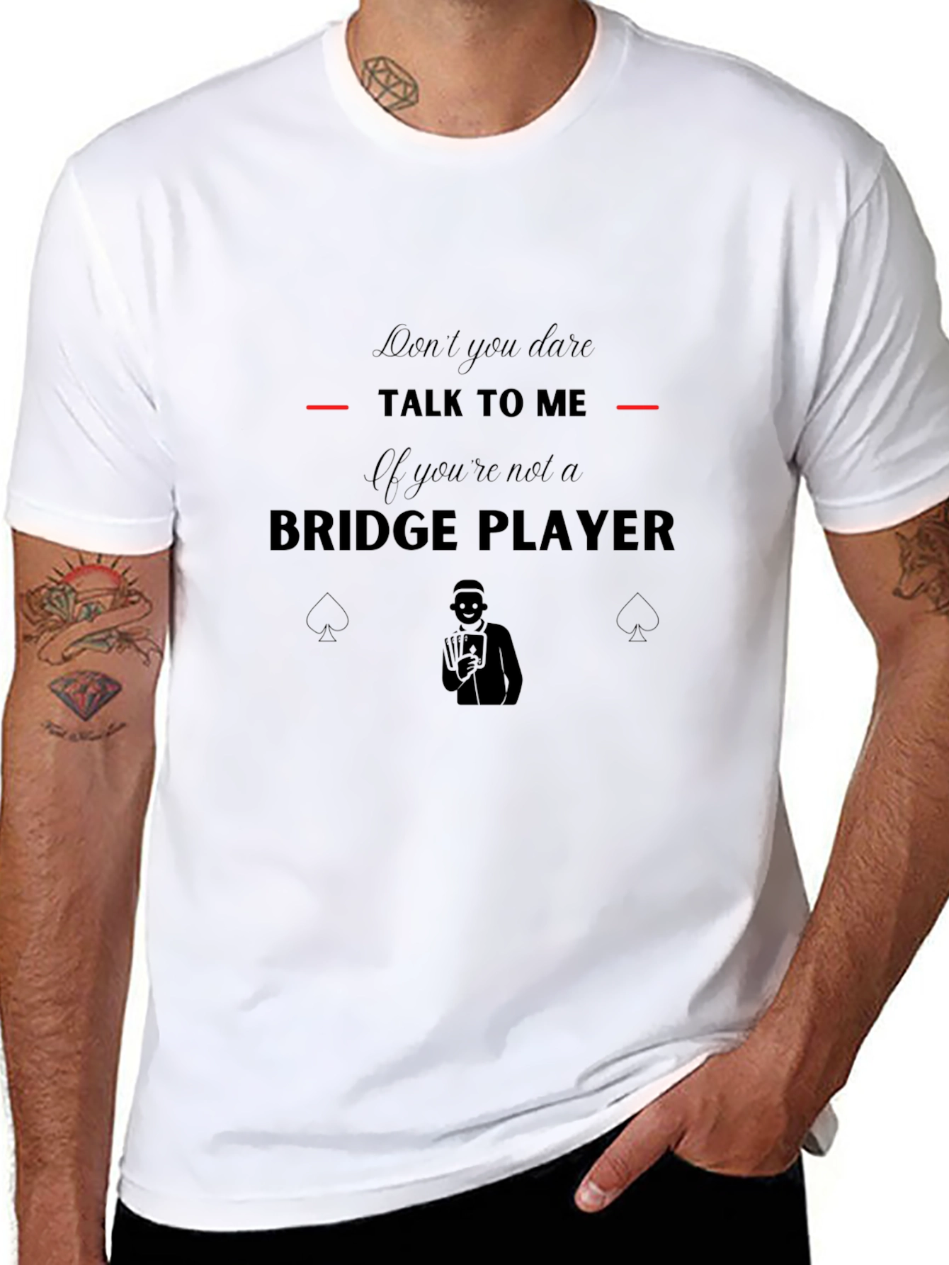Bridge Player Graphic Tee - Dont Talk To Me!