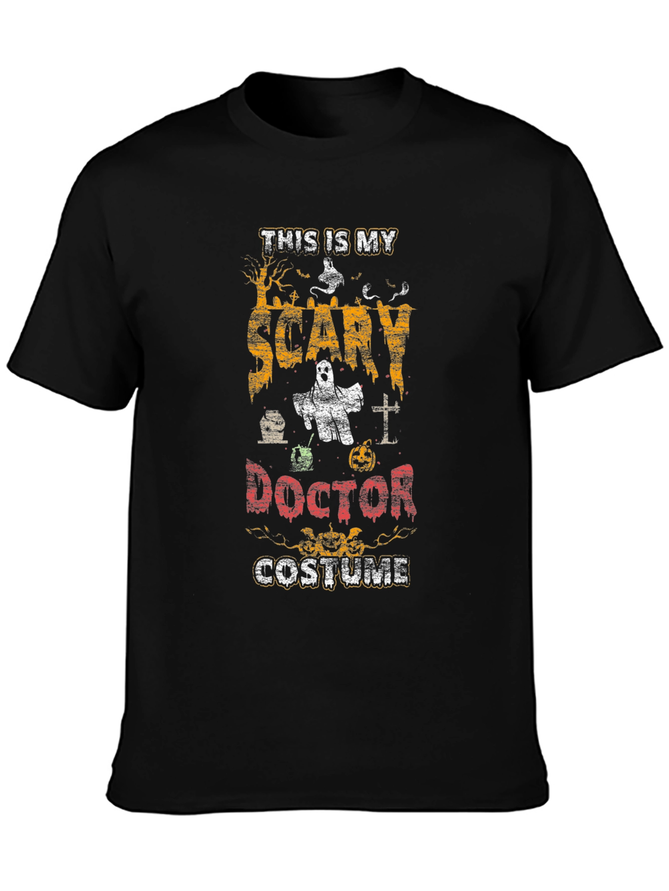 Scary Doctor Halloween Costume Graphic Tee