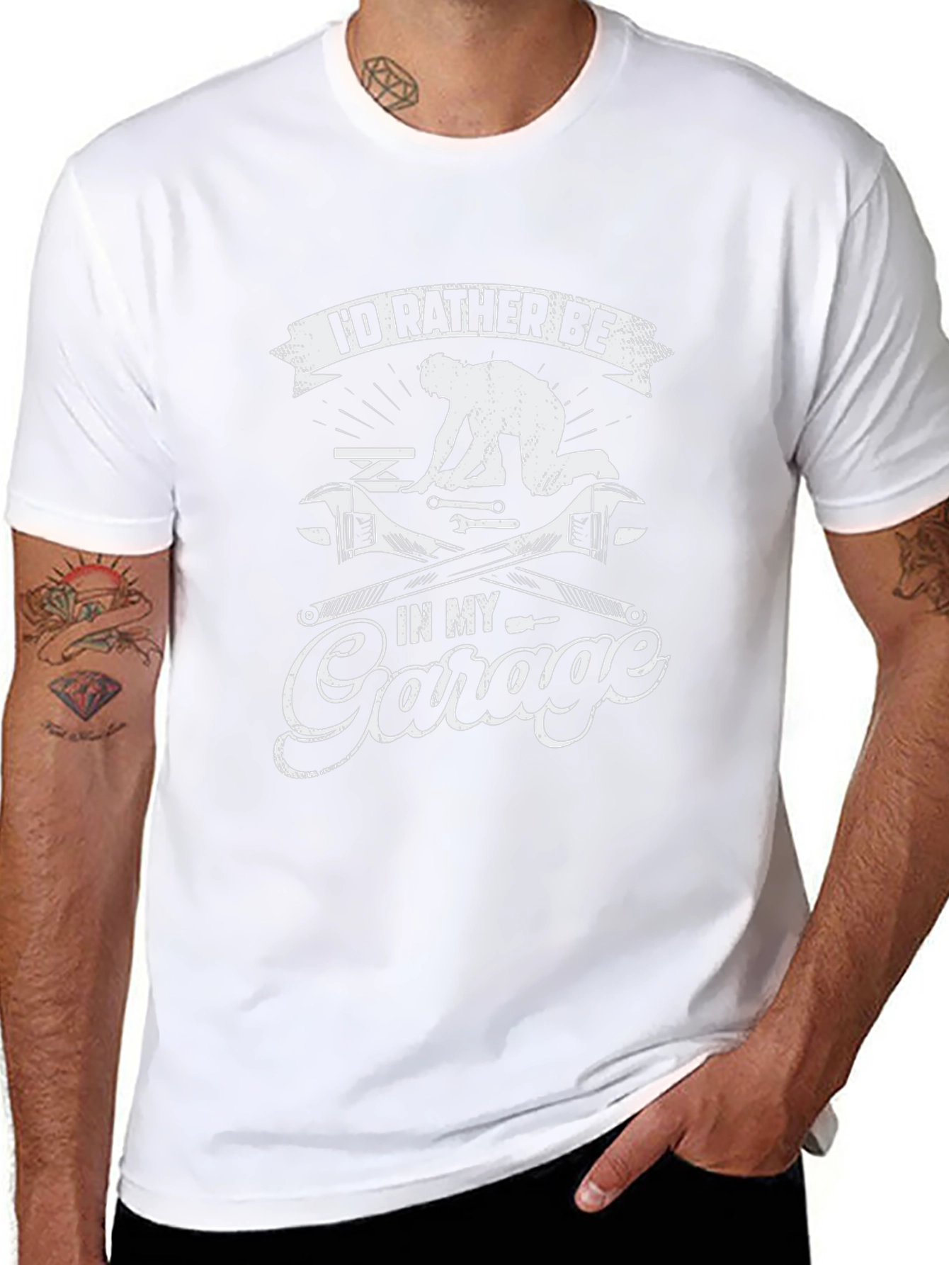 Id Rather Be In My Garage T-Shirt