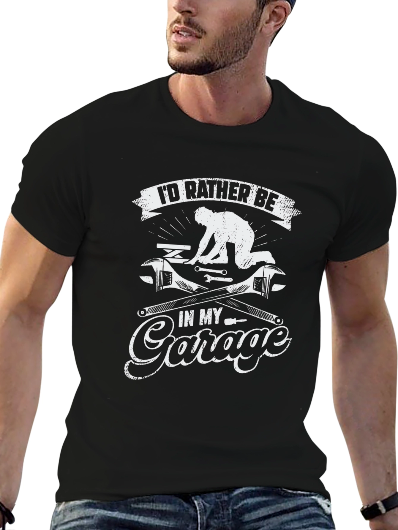 Id Rather Be In My Garage T-Shirt