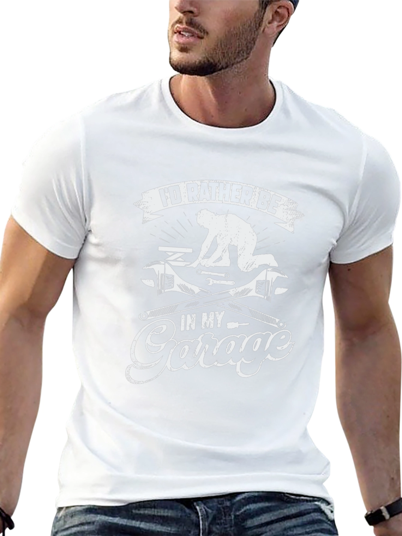 Id Rather Be In My Garage T-Shirt