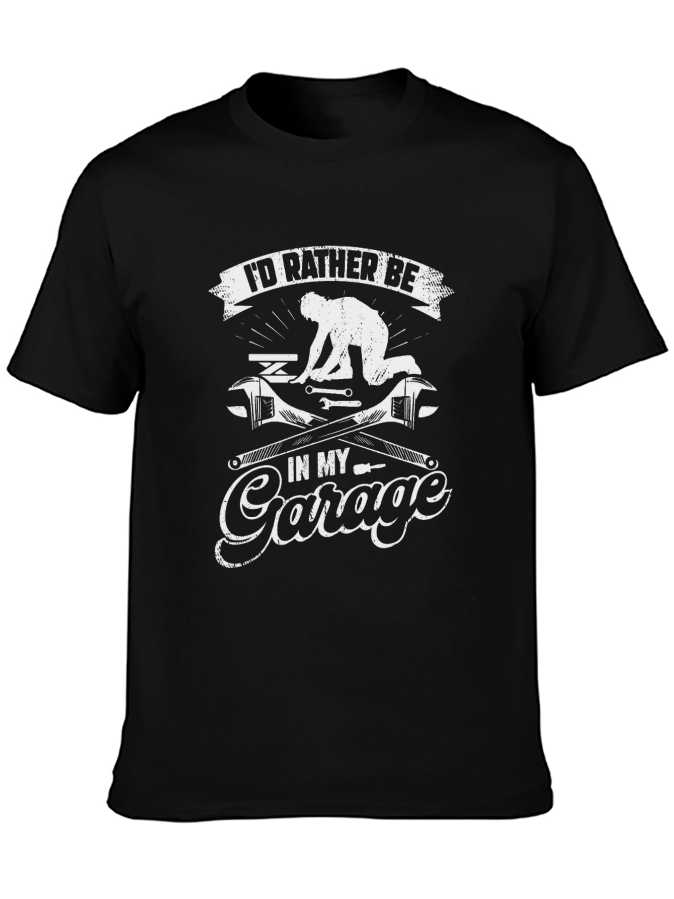 Id Rather Be In My Garage T-Shirt