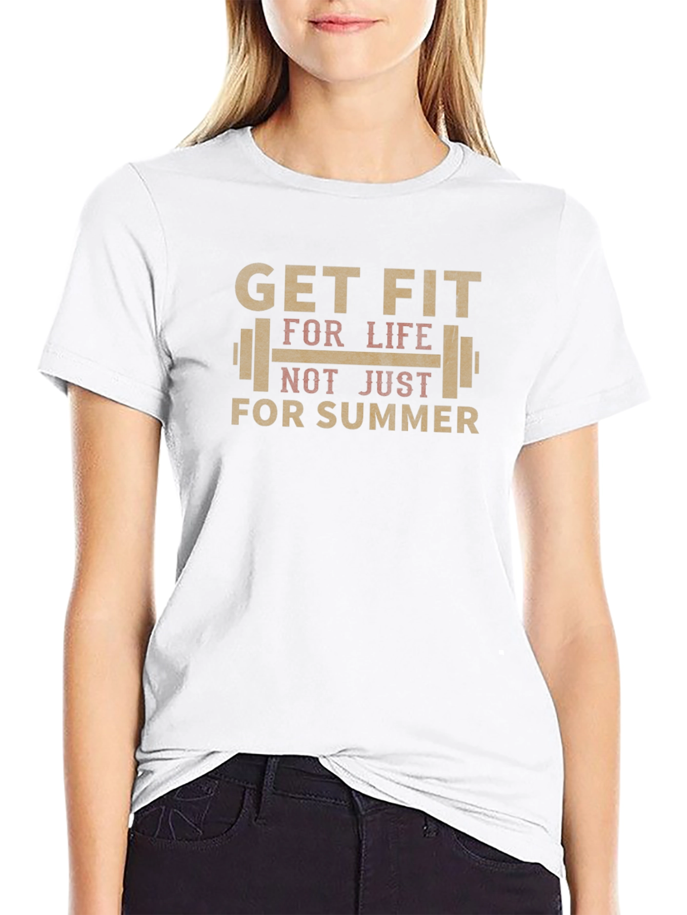 Get Fit for Life Black T-Shirt
