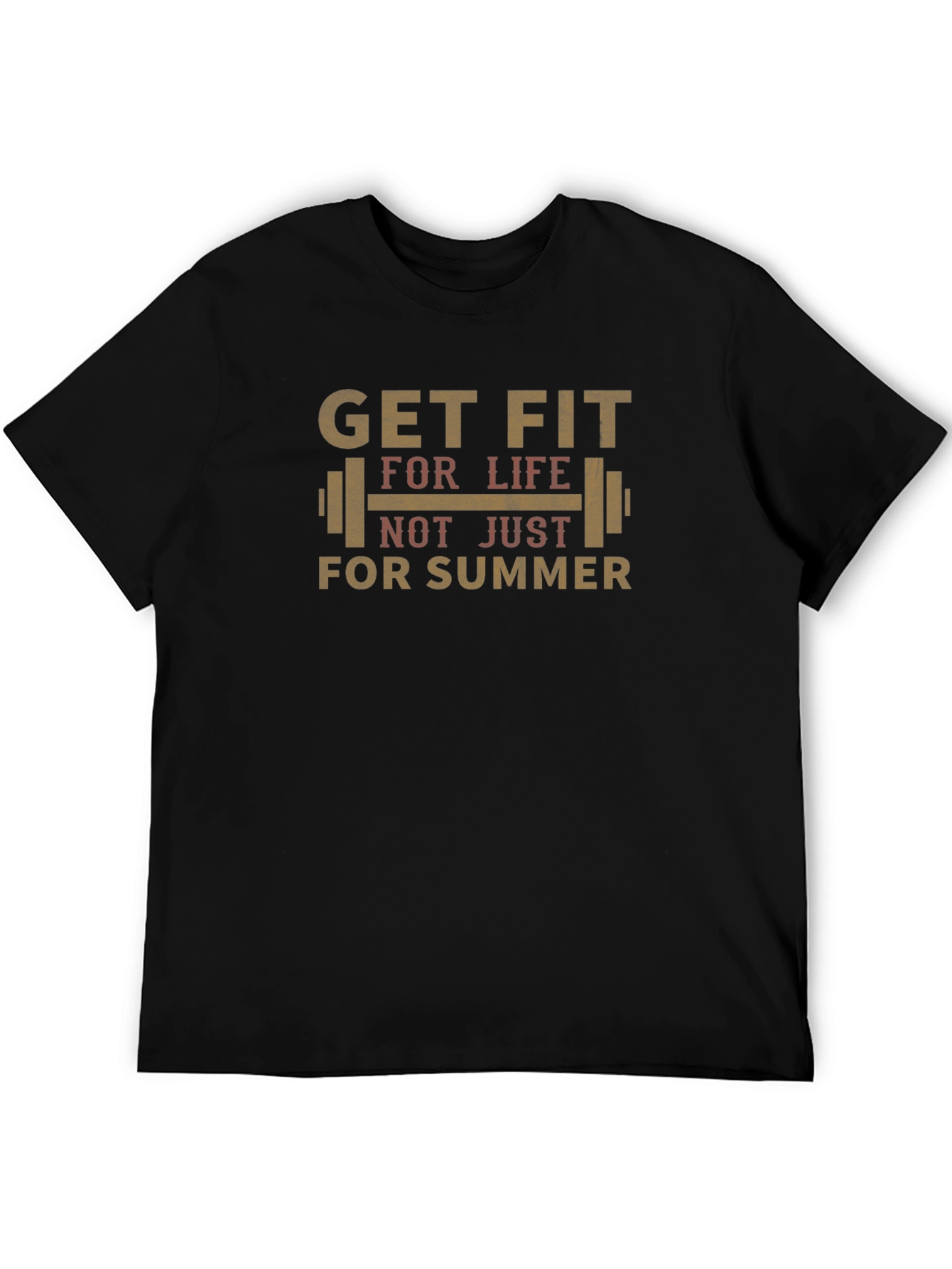 Get Fit for Life Black T-Shirt