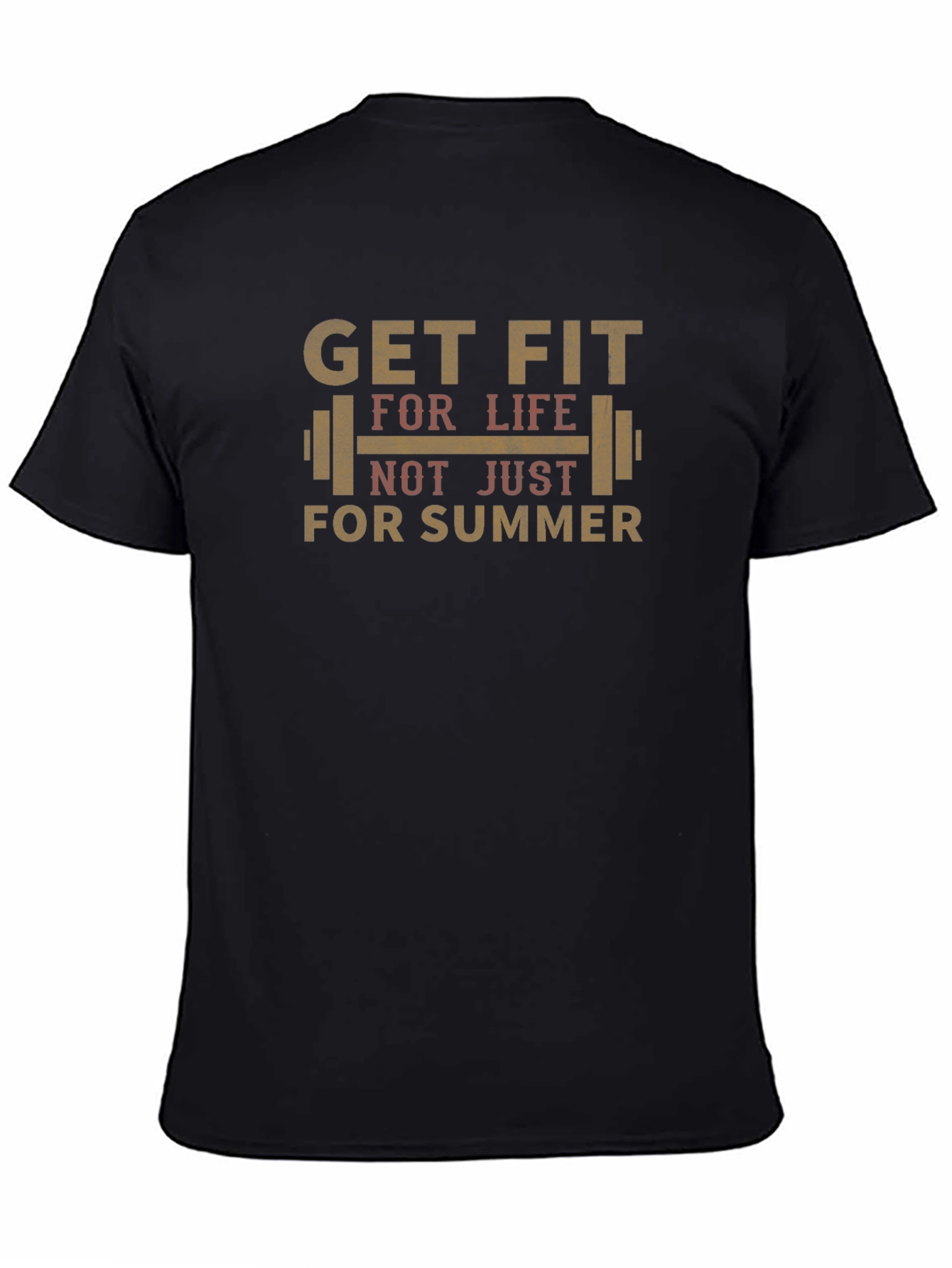 Get Fit for Life Black T-Shirt