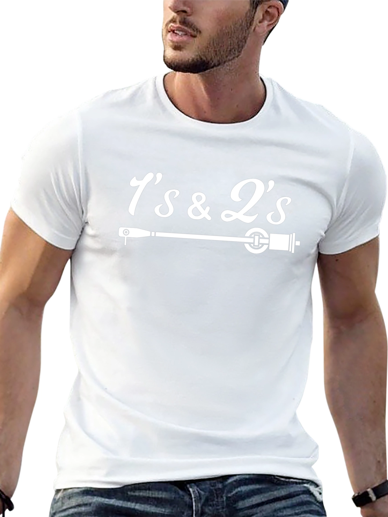 1s & 2s Turntable Black Graphic T-Shirt