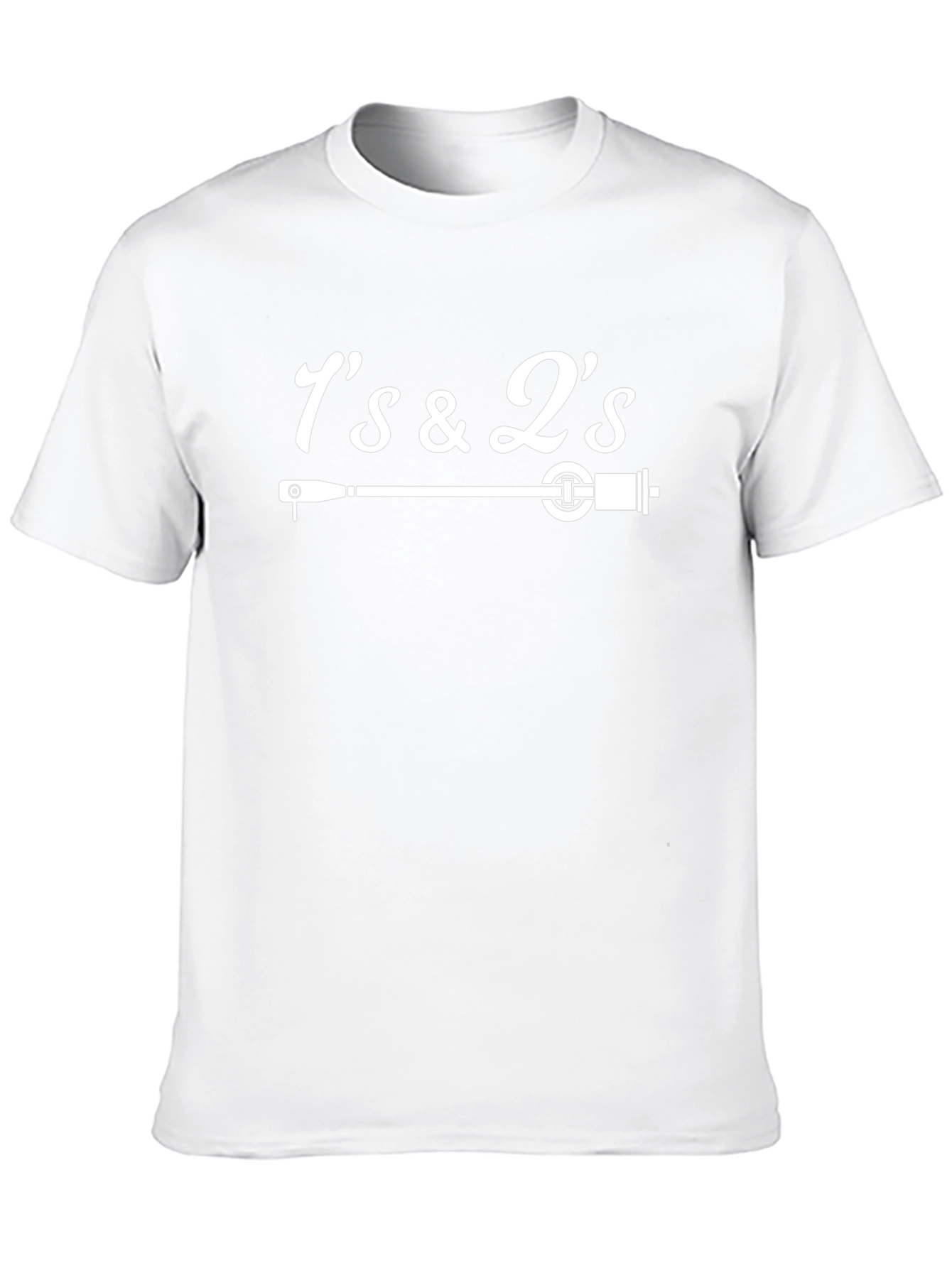1s & 2s Turntable Black Graphic T-Shirt