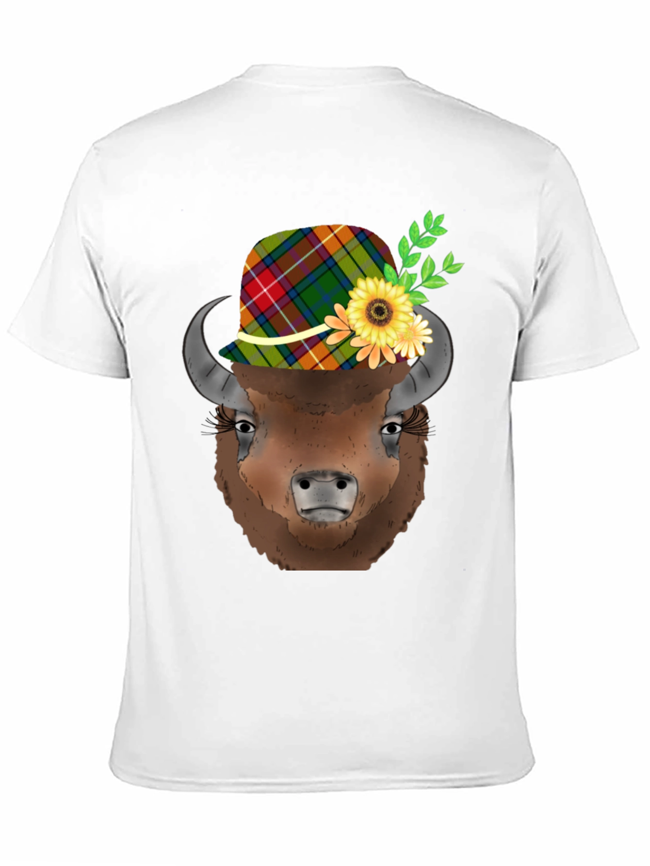 Buffalo in Hat Graphic Tee