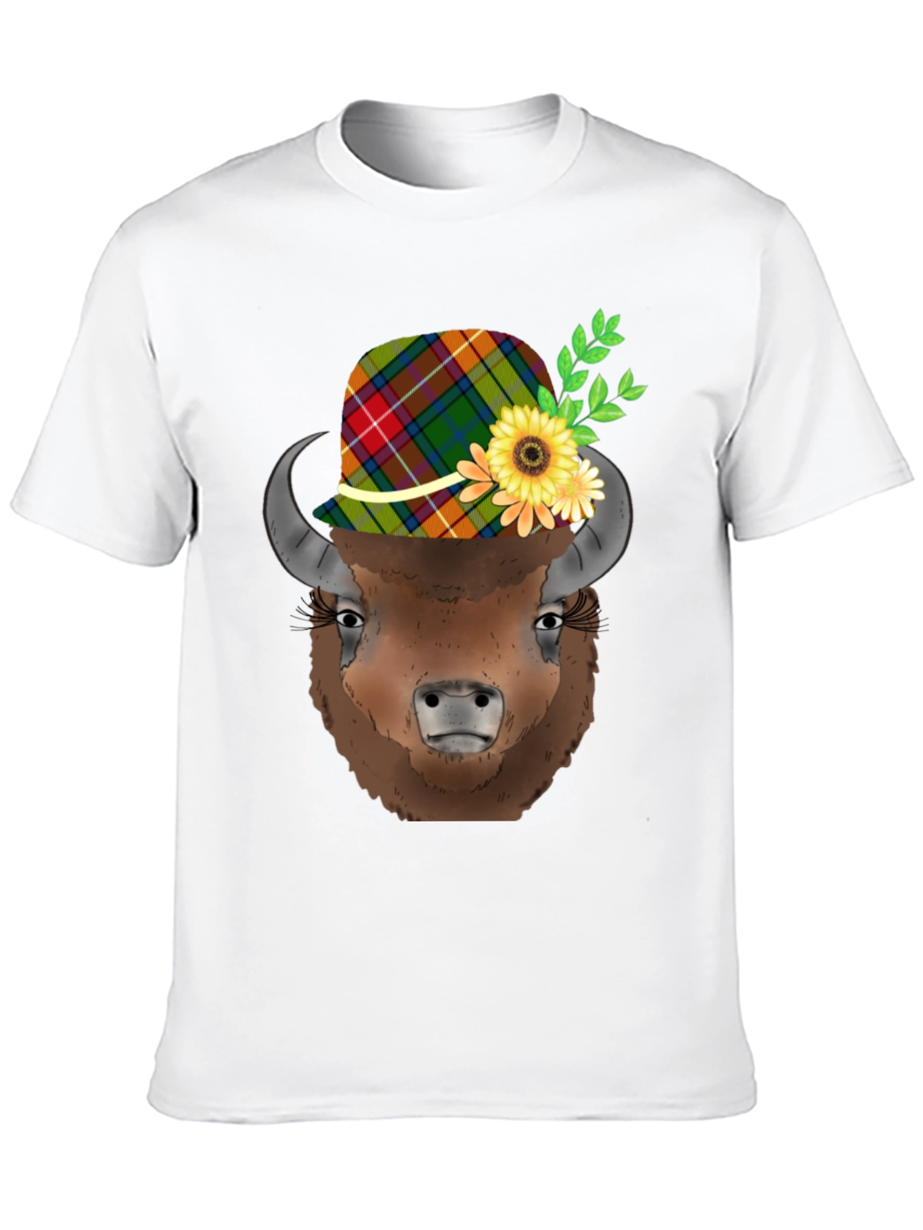Buffalo in Hat Graphic Tee