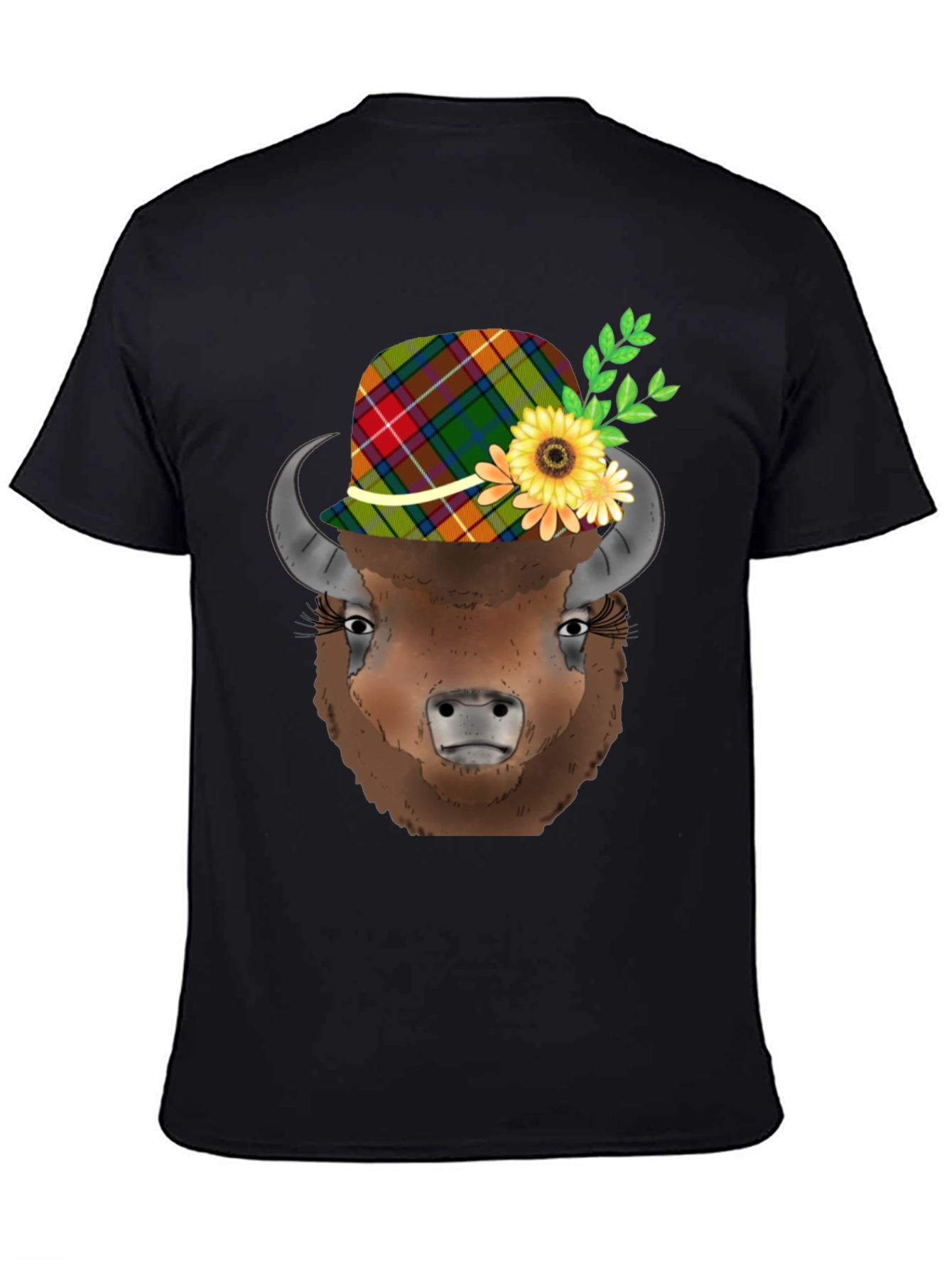 Buffalo in Hat Graphic Tee