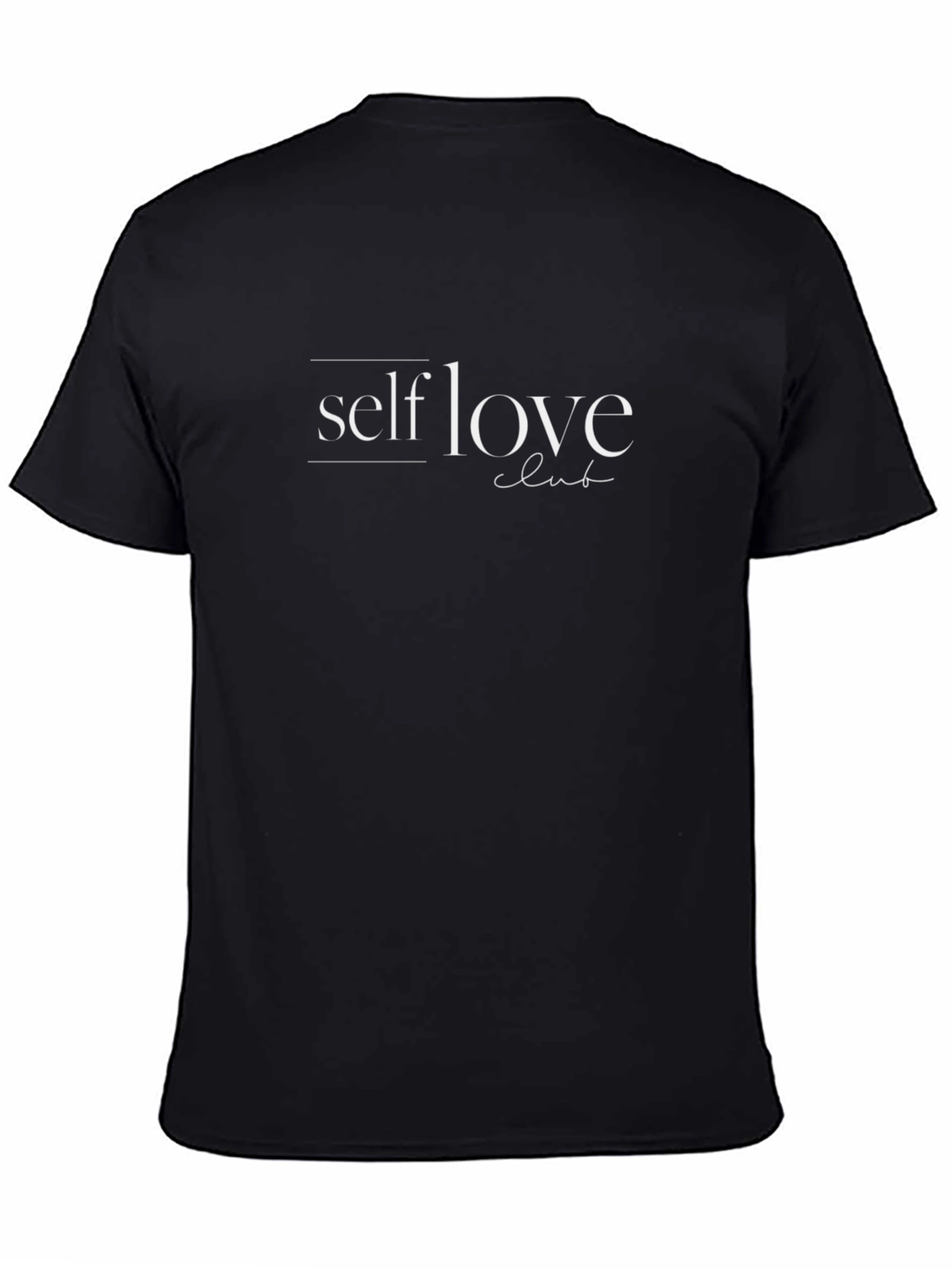 Self Love Club Graphic Tee - Black Casual Shirt