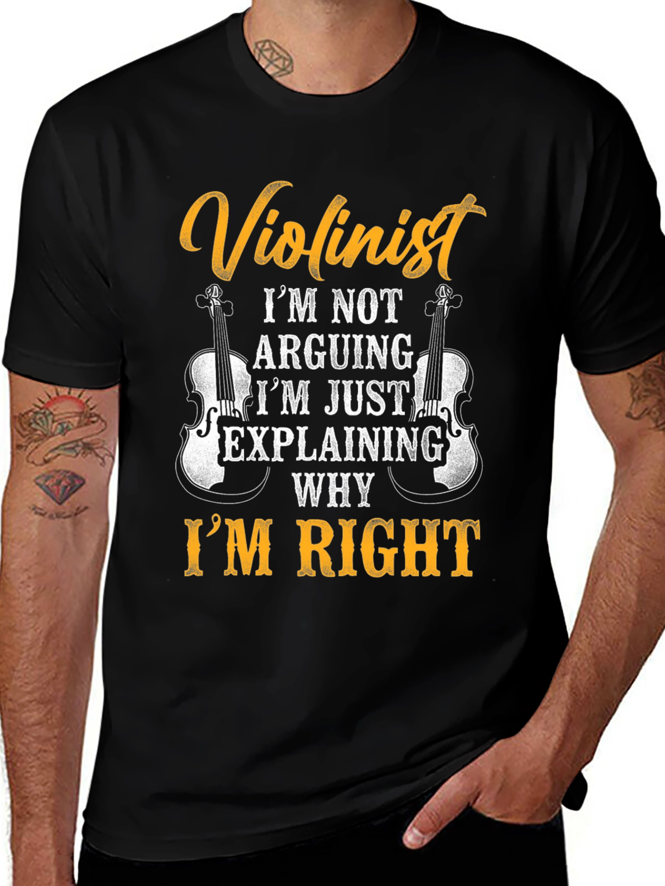 Violinist T-Shirt - Im Not Arguing Im Explaining