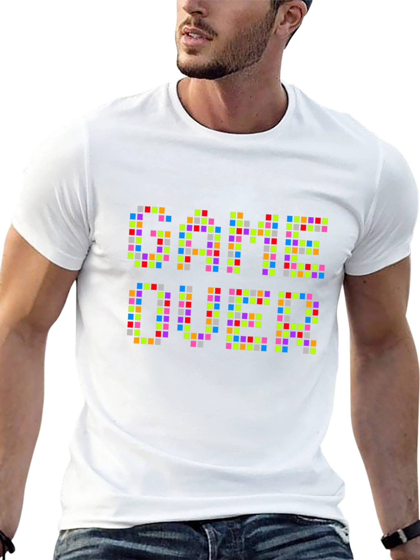 Game Over Pixel T-Shirt - Retro Gamer Style
