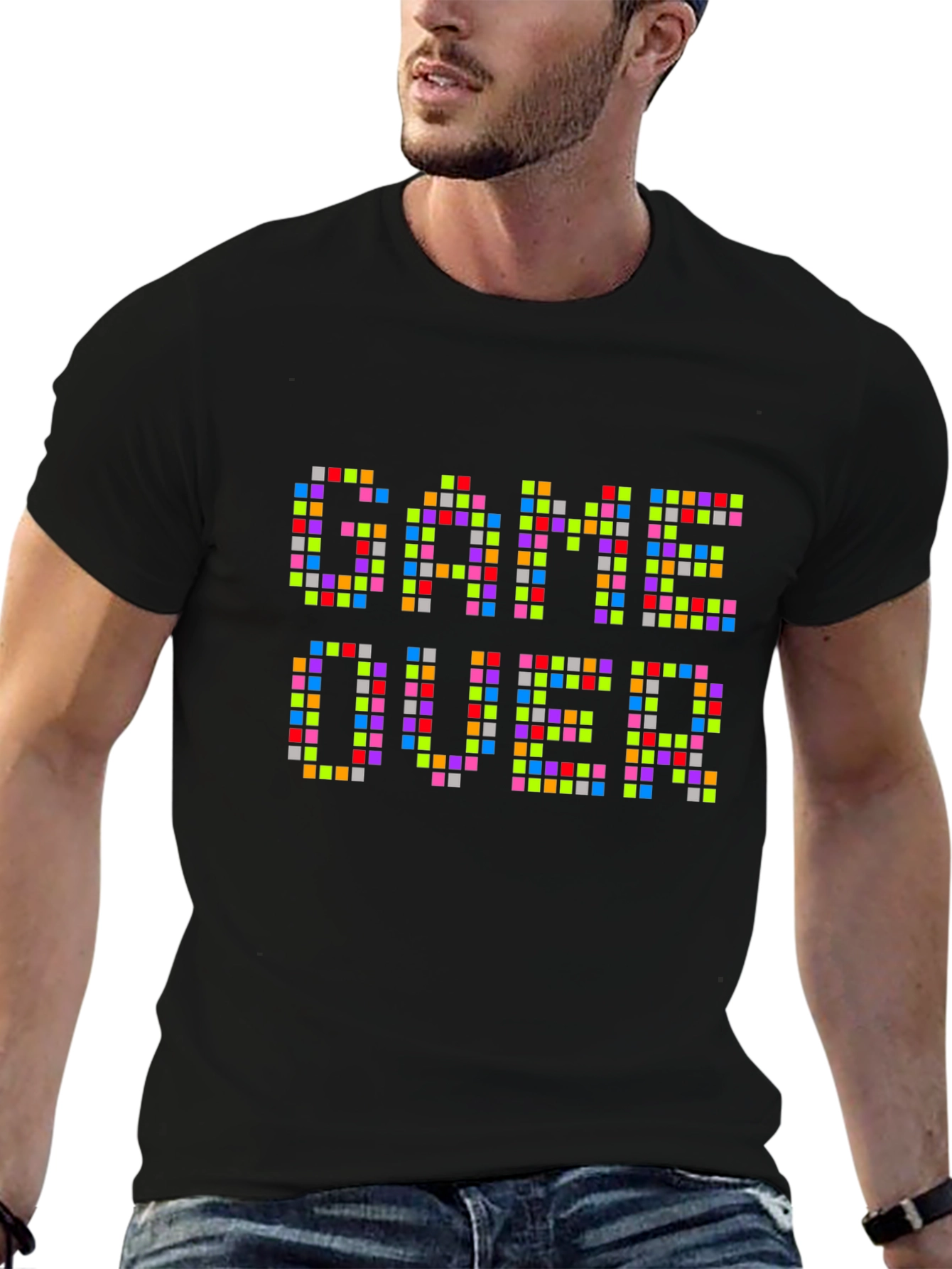 Game Over Pixel T-Shirt - Retro Gamer Style