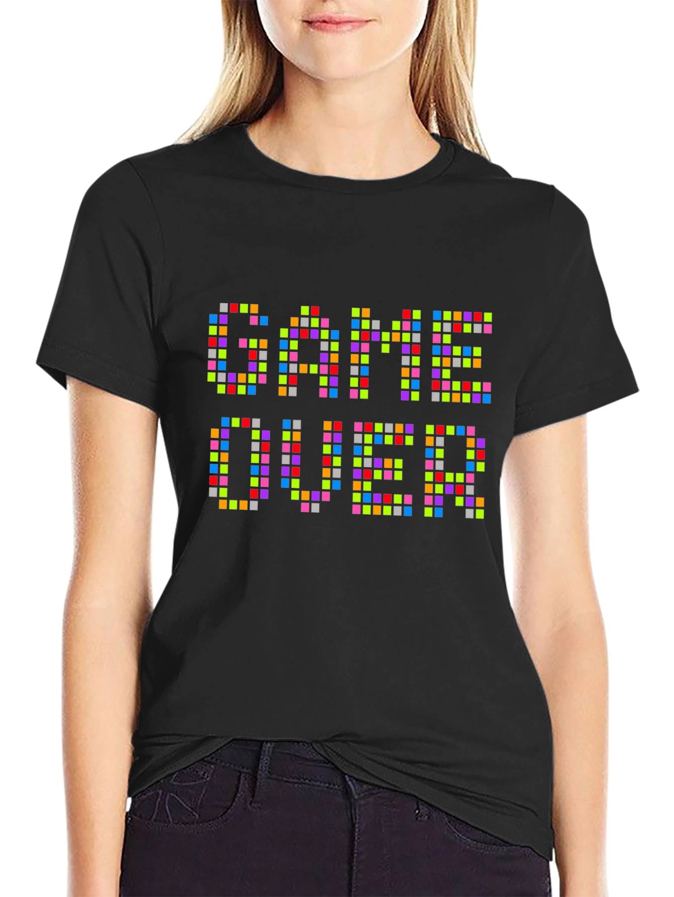 Game Over Pixel T-Shirt - Retro Gamer Style