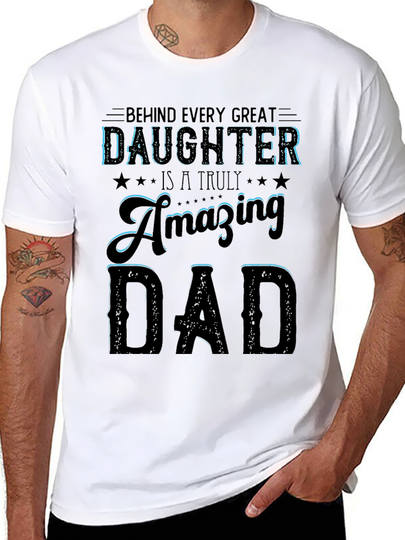 Amazing Dad Daughter Graphic Tee