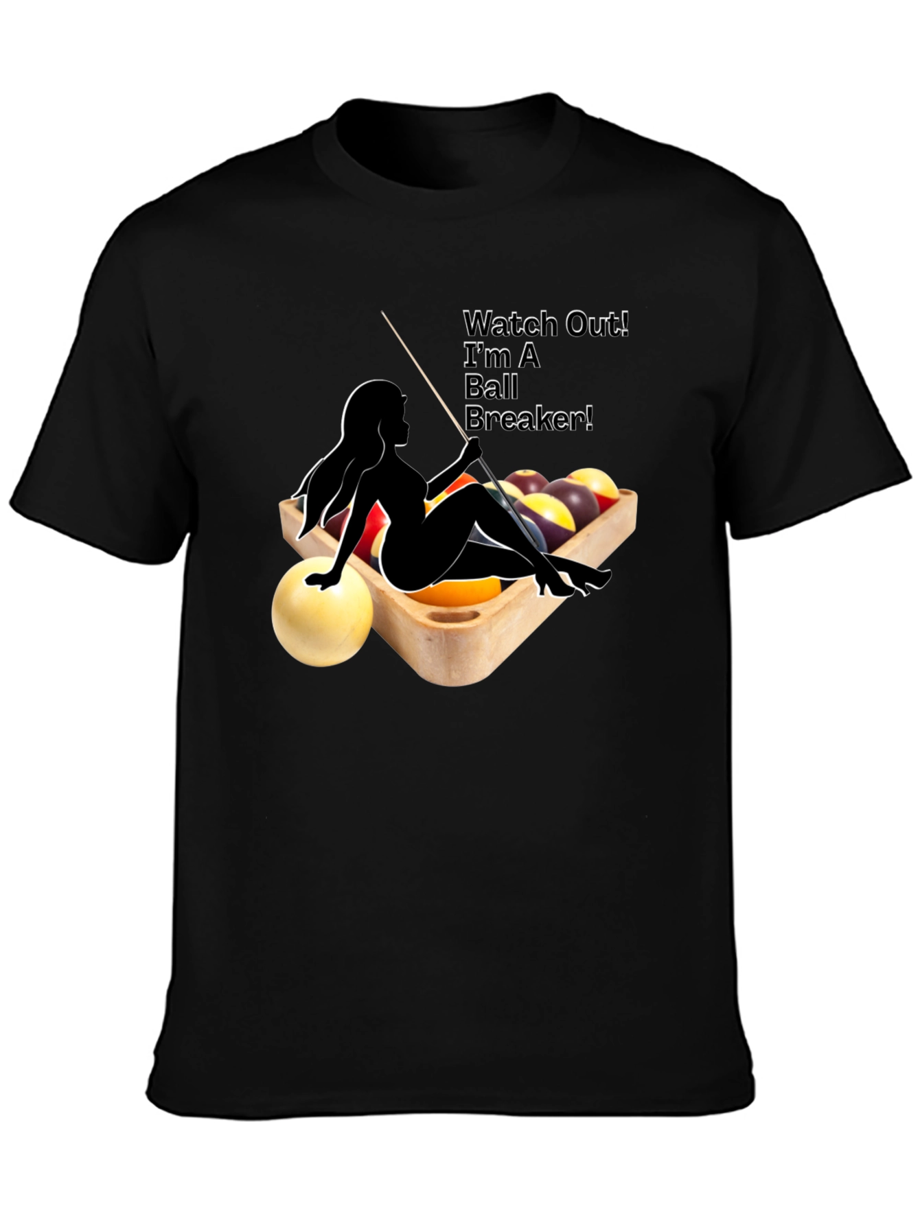 Billiards Ball Breaker T-Shirt - Pool Player Tee