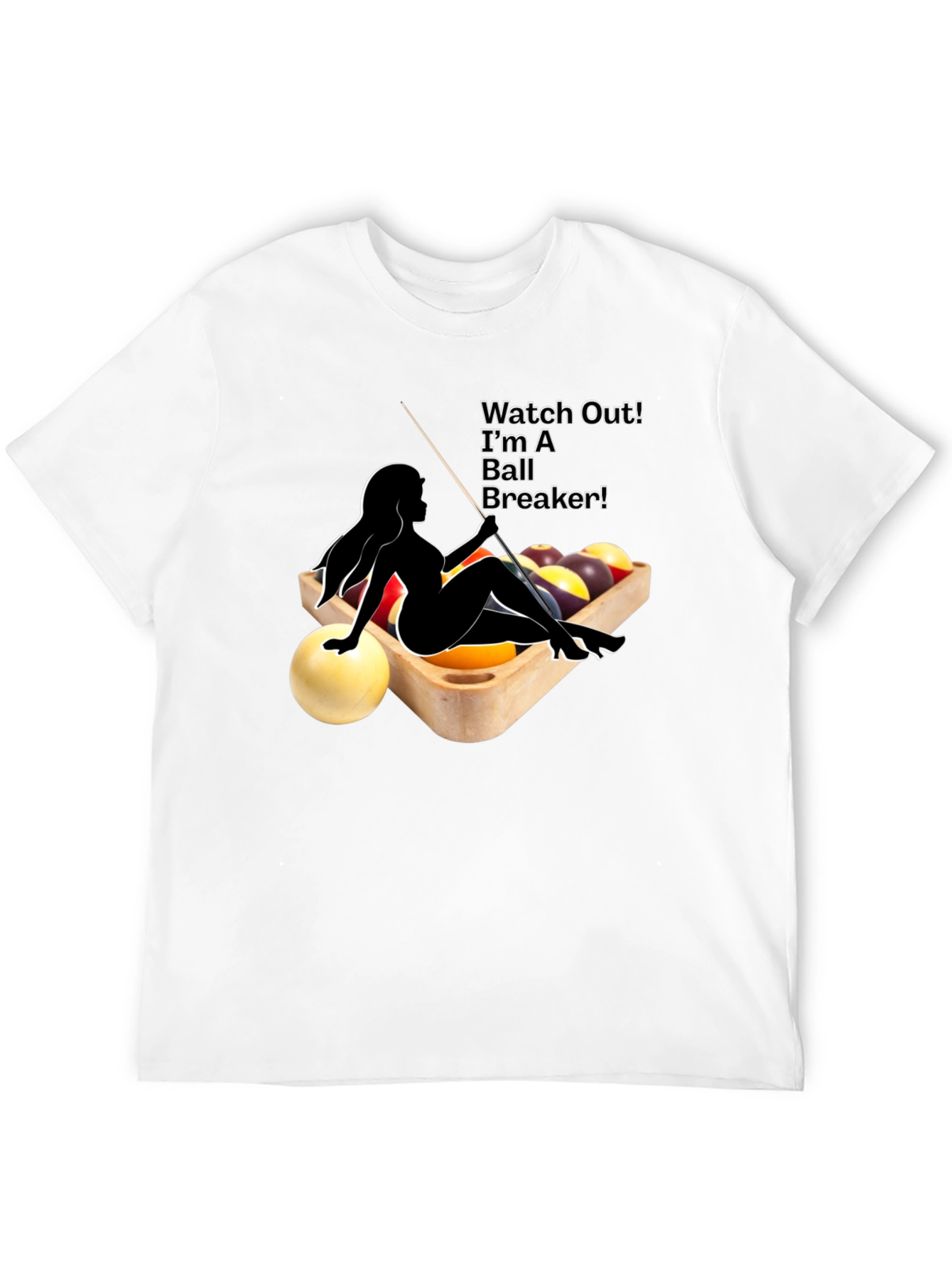 Billiards Ball Breaker T-Shirt - Pool Player Tee