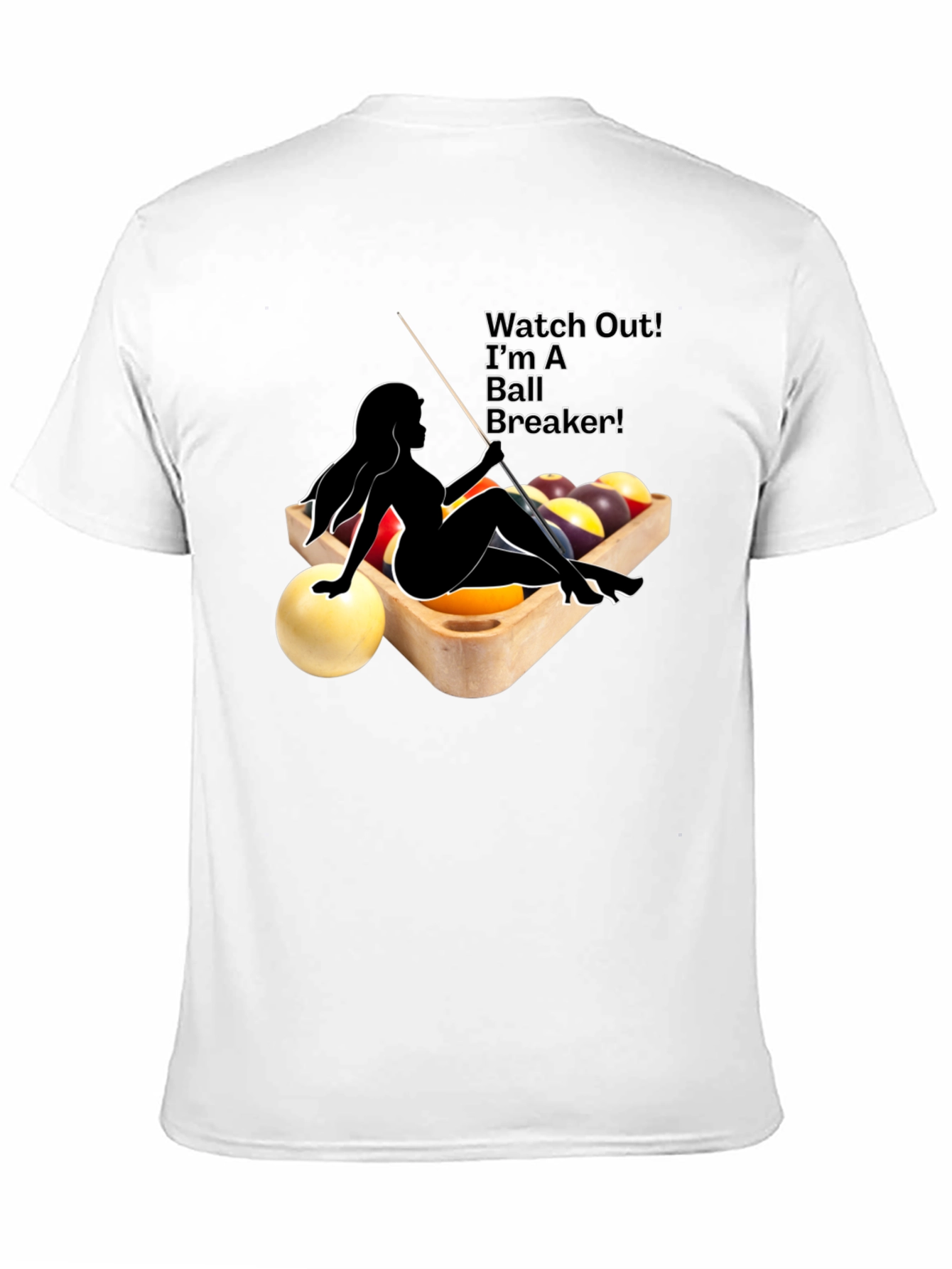Billiards Ball Breaker T-Shirt - Pool Player Tee