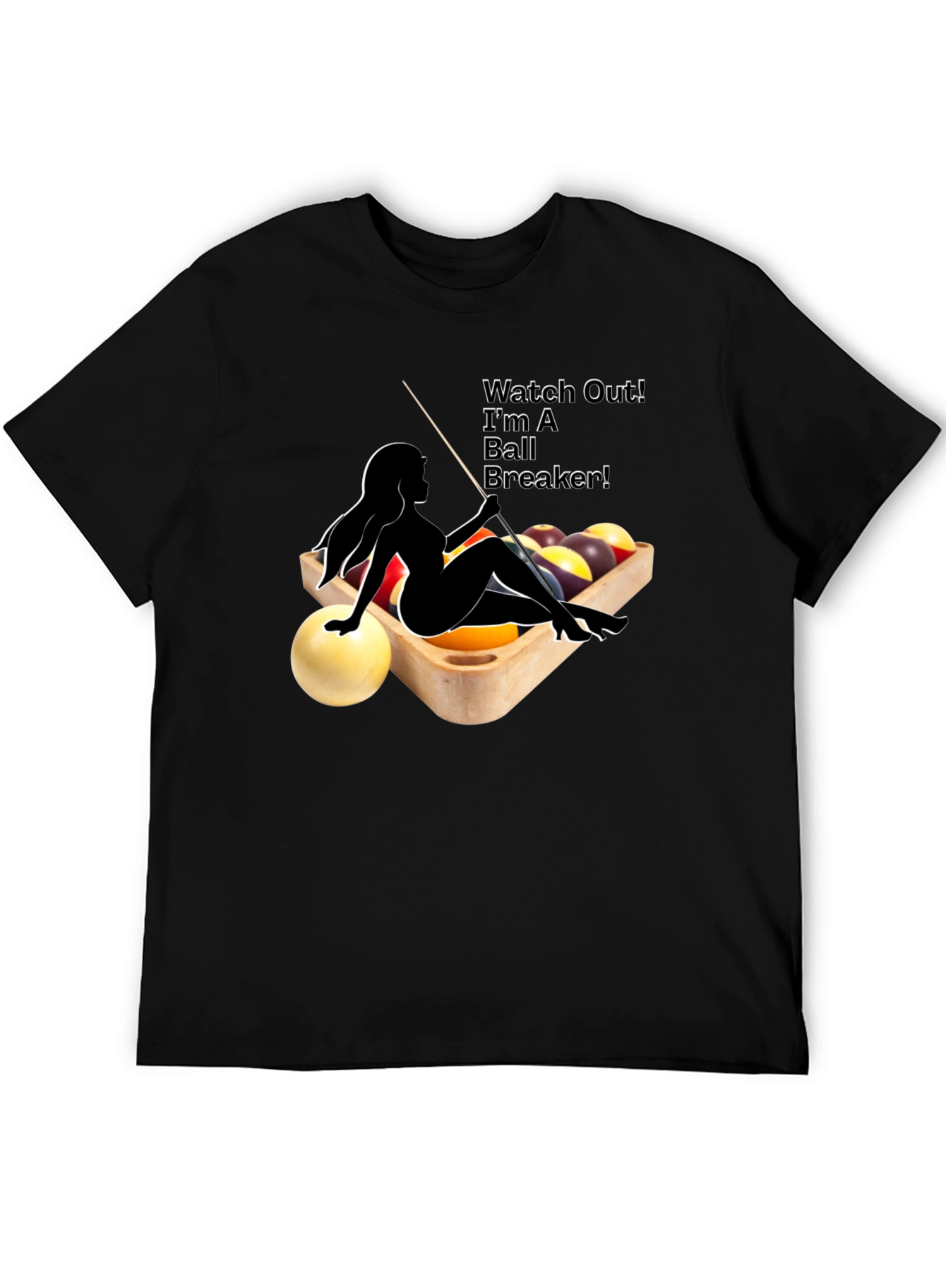 Billiards Ball Breaker T-Shirt - Pool Player Tee