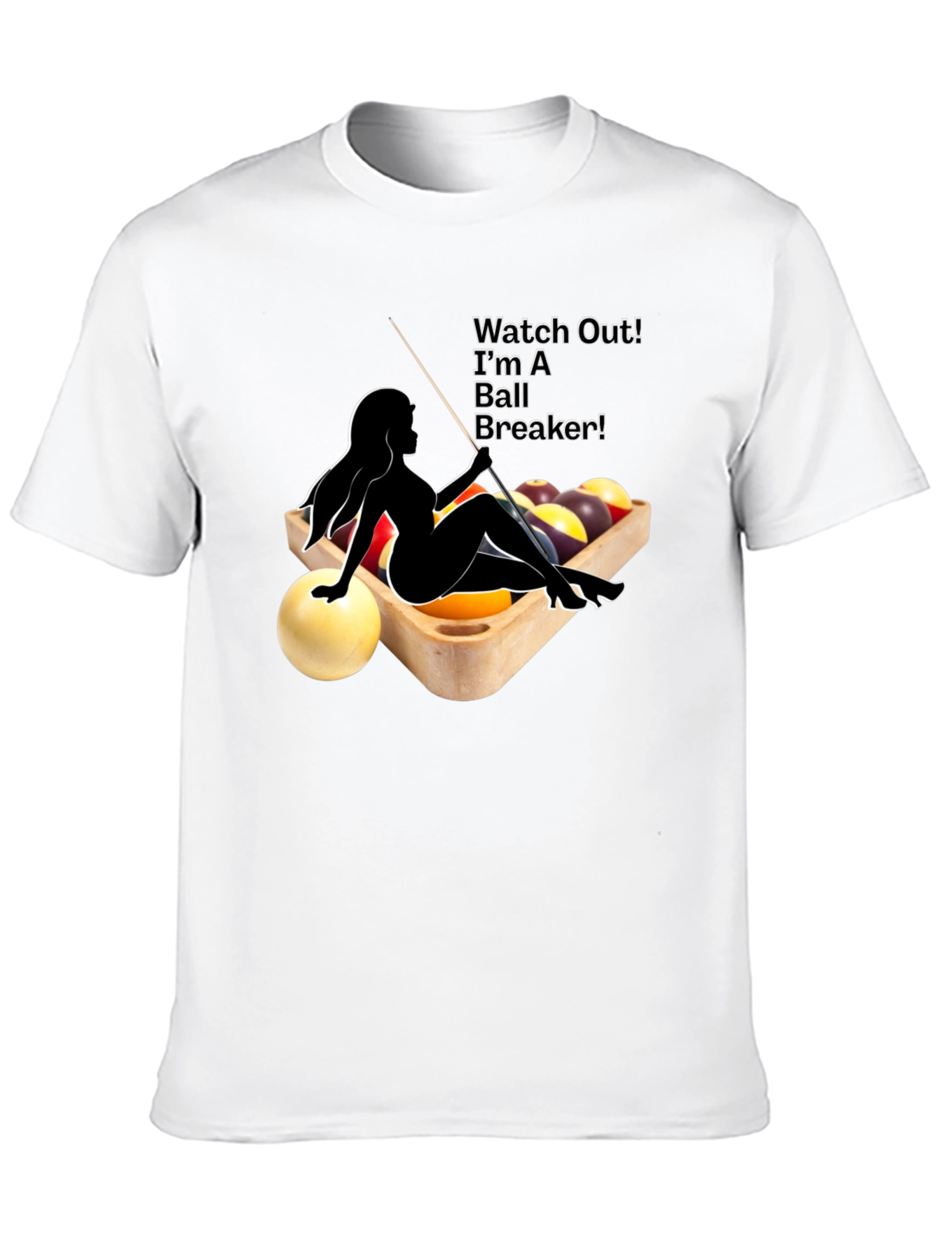 Billiards Ball Breaker T-Shirt - Pool Player Tee