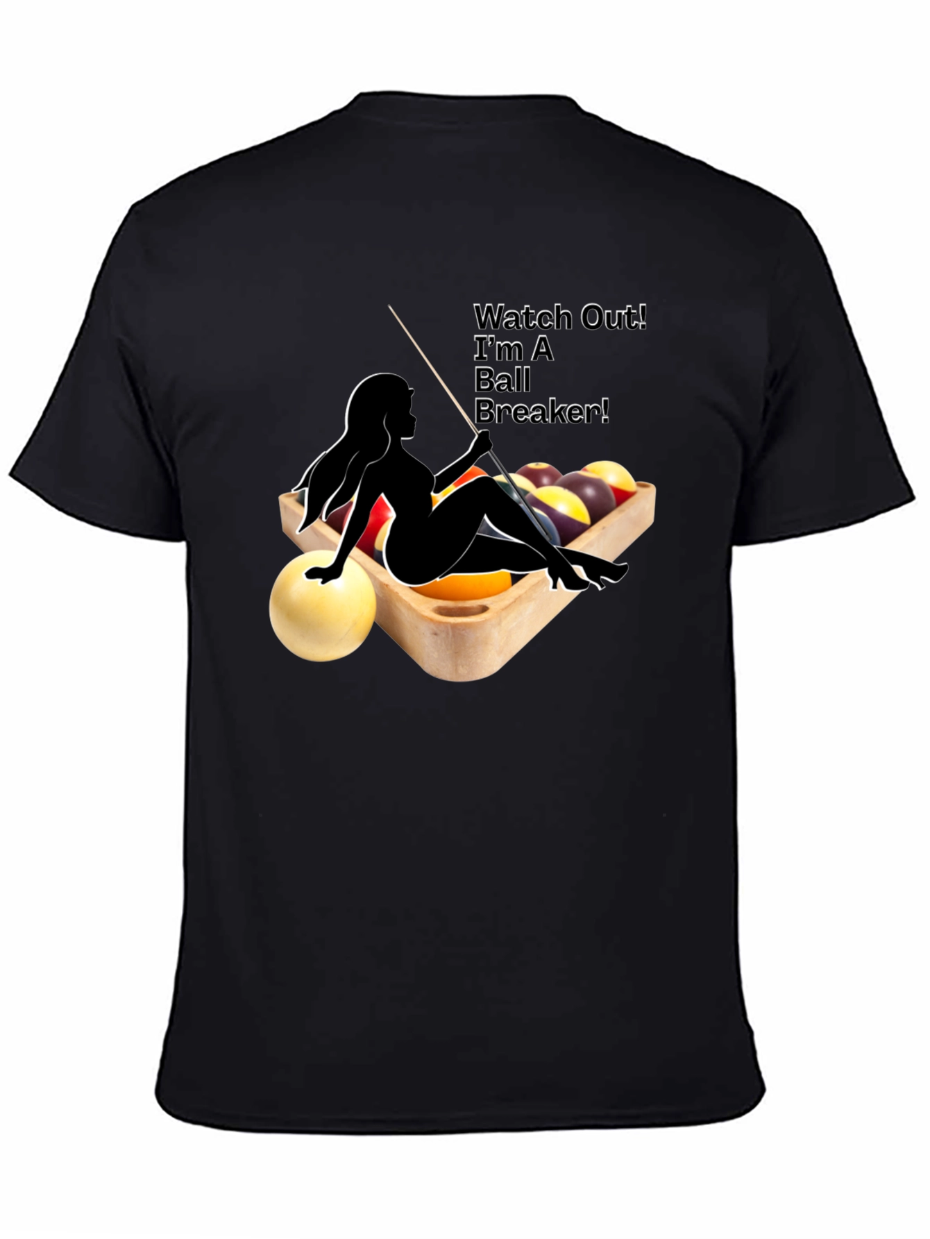 Billiards Ball Breaker T-Shirt - Pool Player Tee