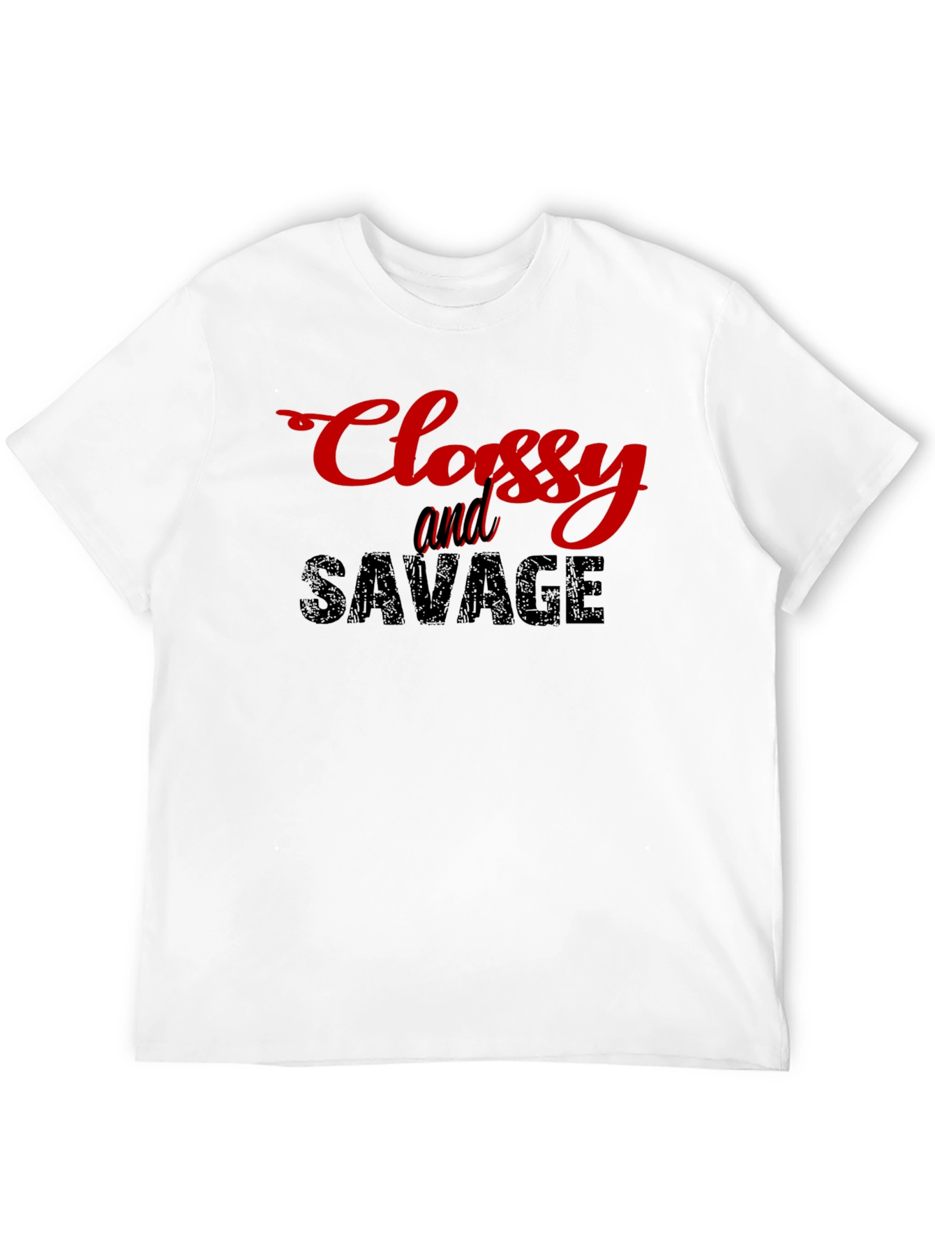 Classy & Savage Black Graphic T-Shirt