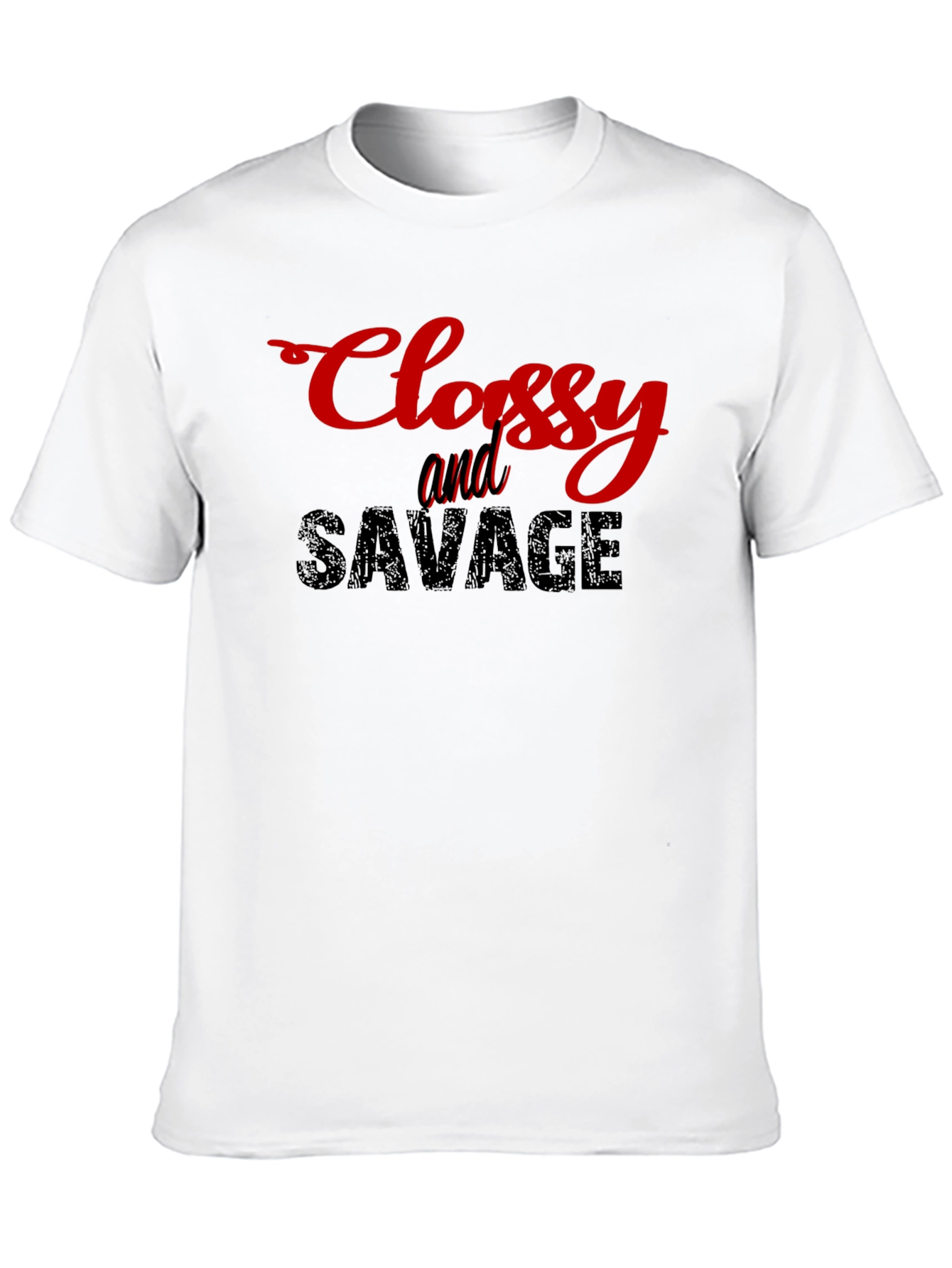 Classy & Savage Black Graphic T-Shirt