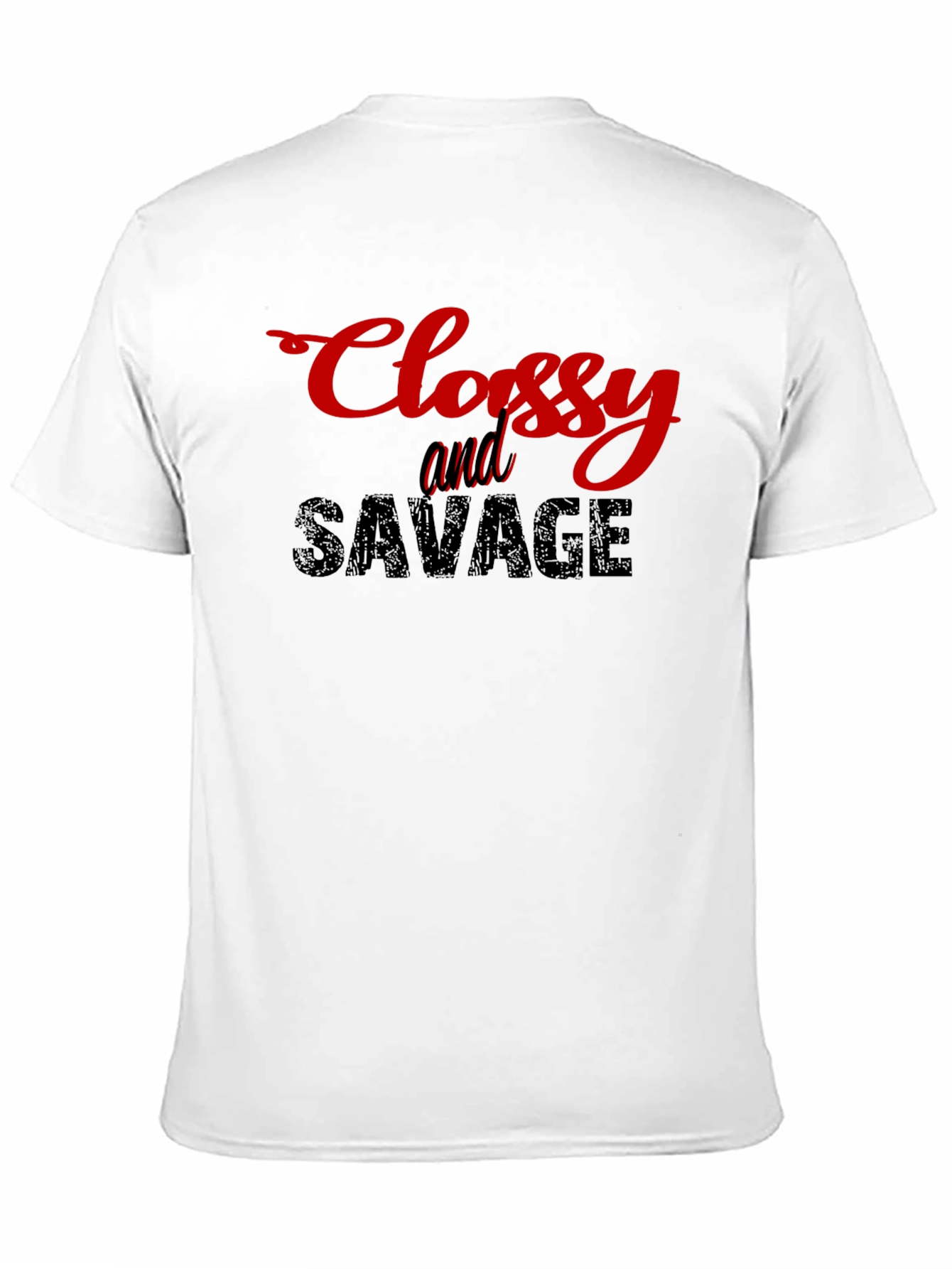 Classy & Savage Black Graphic T-Shirt