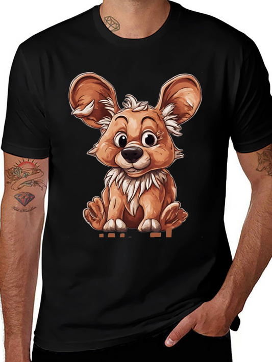 Cartoon Animal Graphic T-Shirt