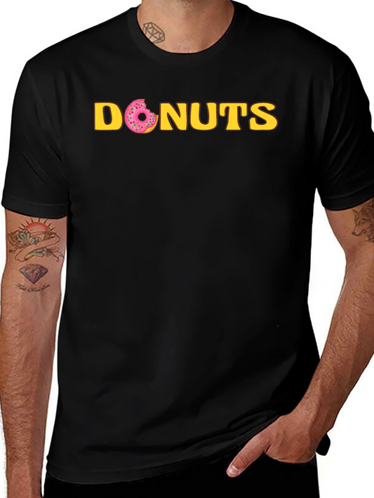 Donuts Graphic Tee - Fun Casual T-Shirt