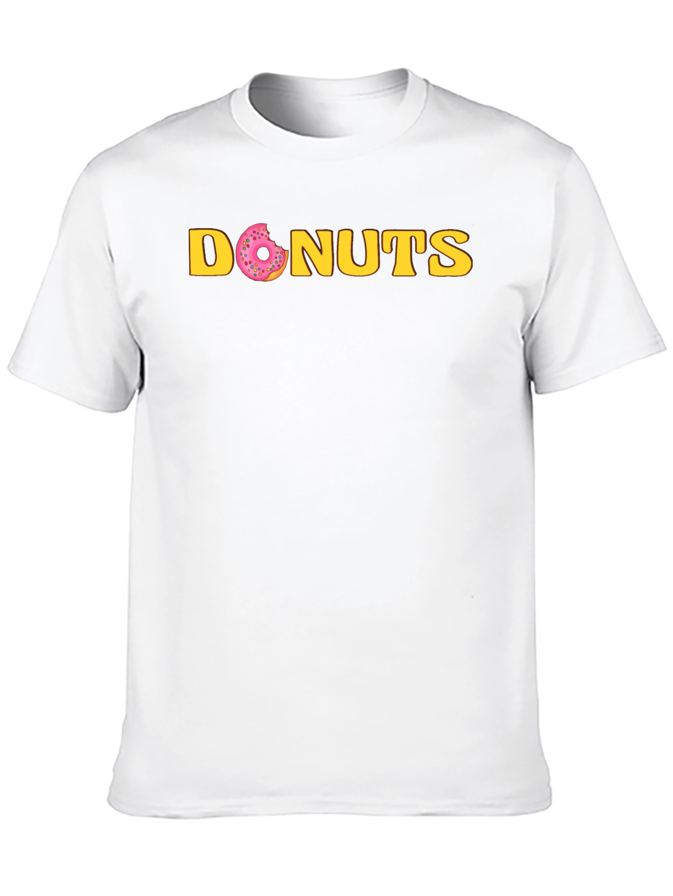 Donuts Graphic Tee - Fun Casual T-Shirt