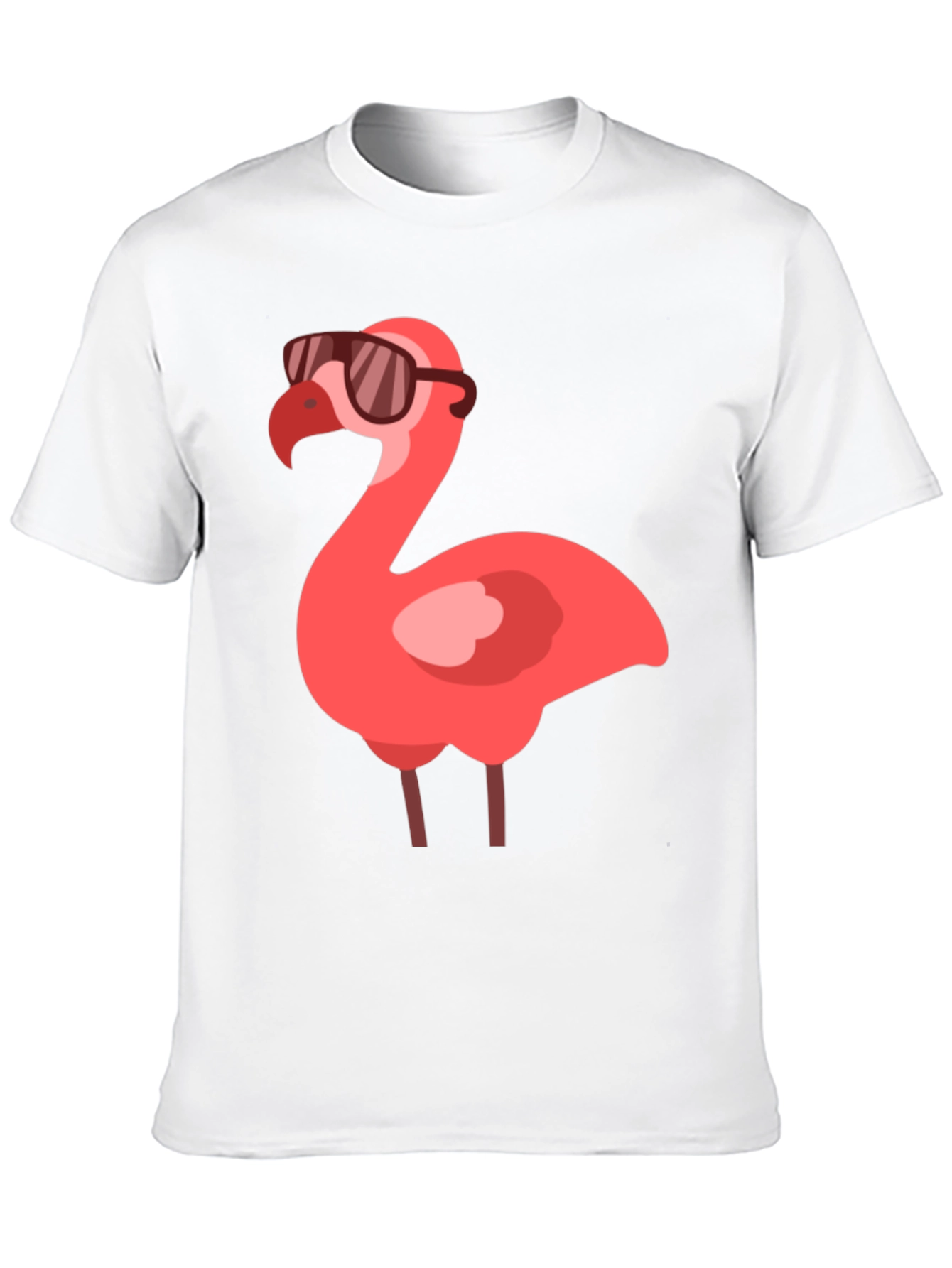 Cool Flamingo Graphic Tee - Stylish Black T-Shirt
